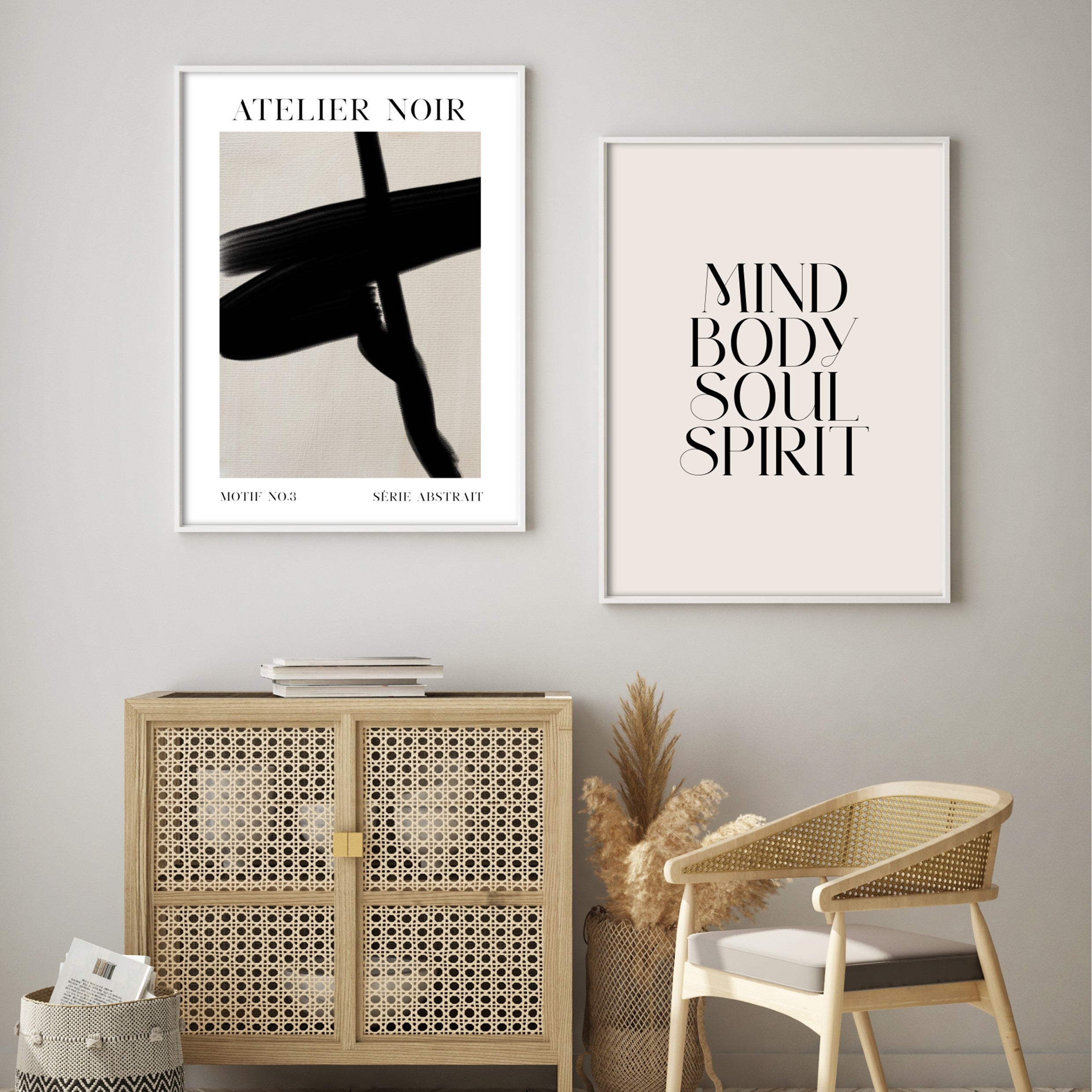 atelier noir print poster