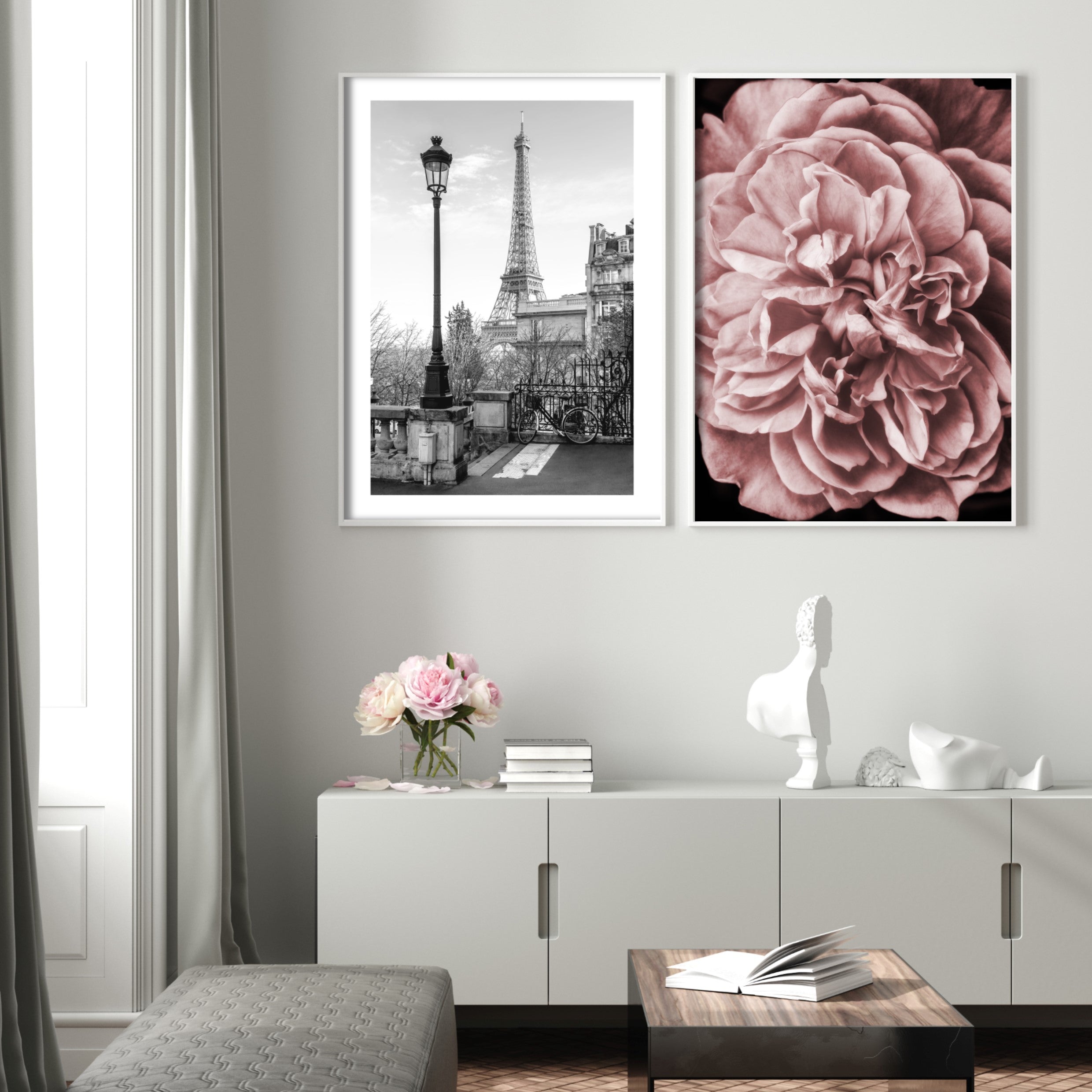 Print poster wall art streets of paris