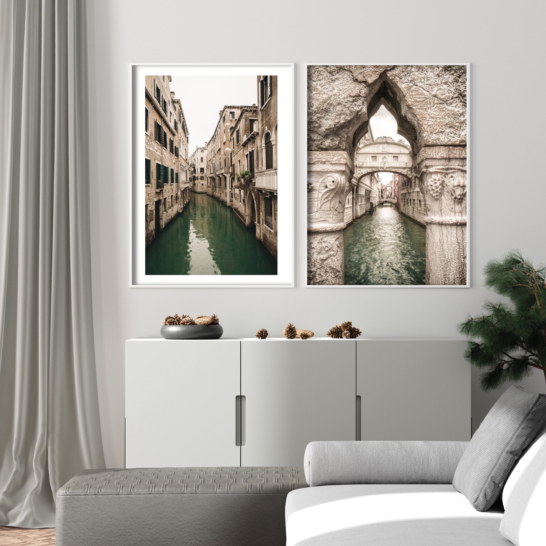 Print poster wall art venice canal