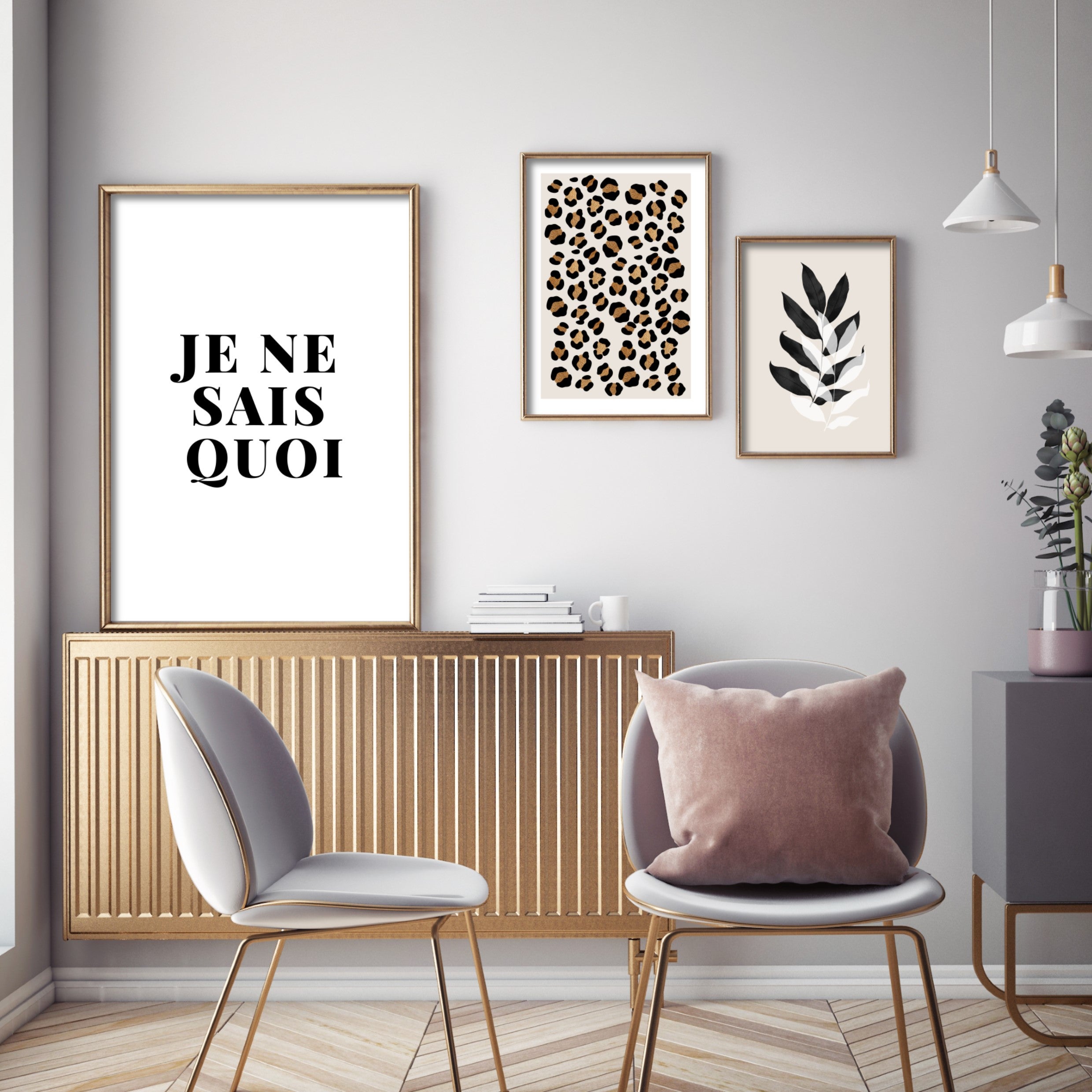 Print poster wall art je ne sais quoi