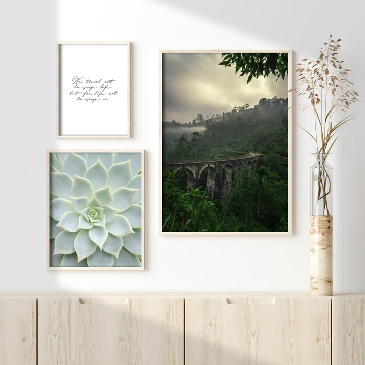 Print poster wall art nine arch bridge