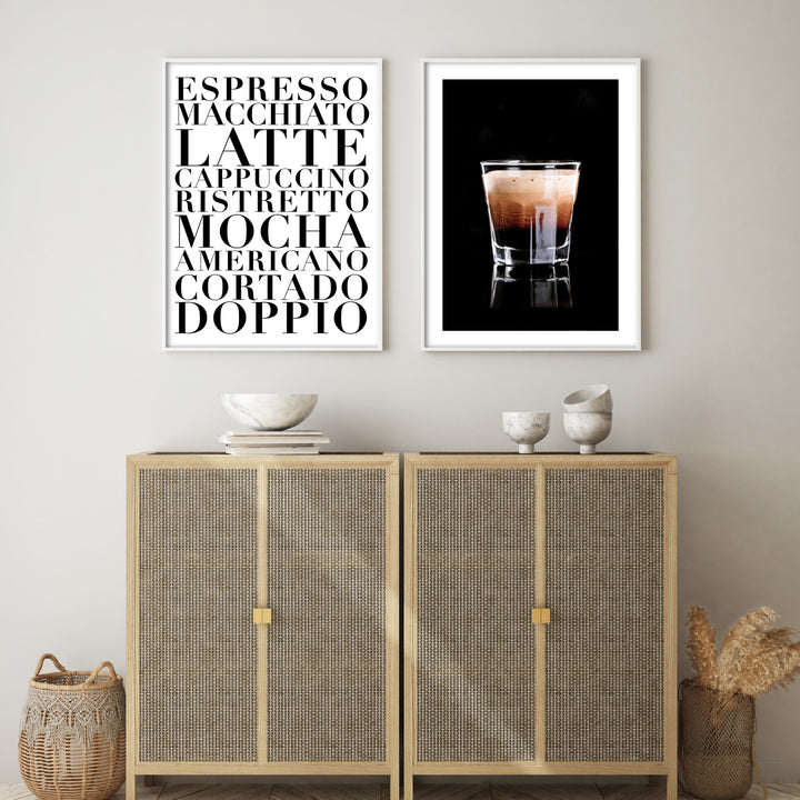 Print poster wall art coffee