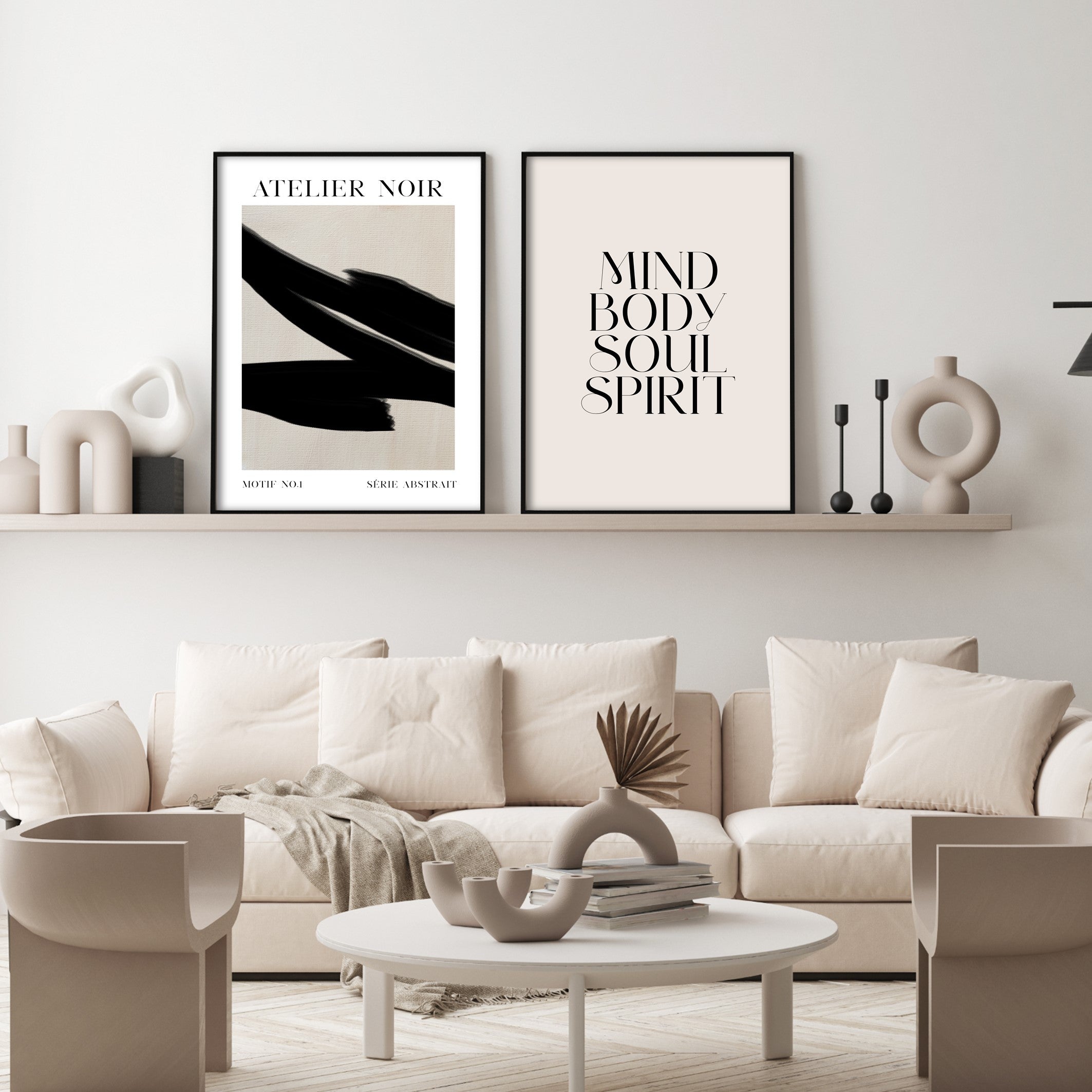 atelier noir print poster