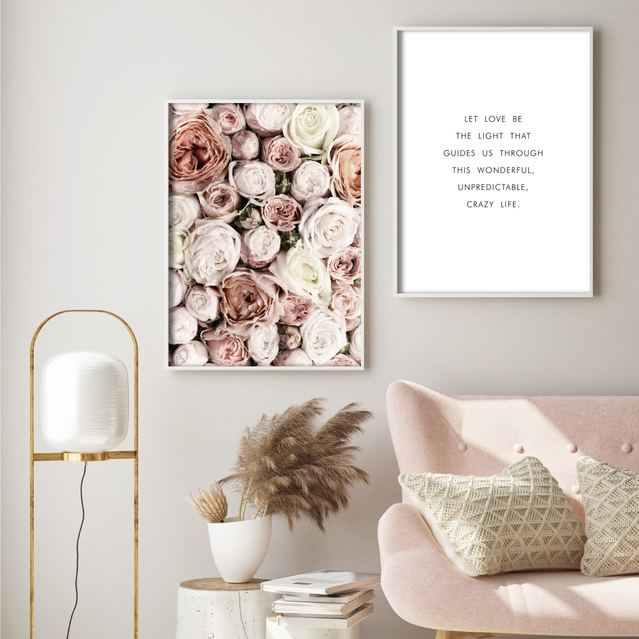 Print poster wall art flower wall