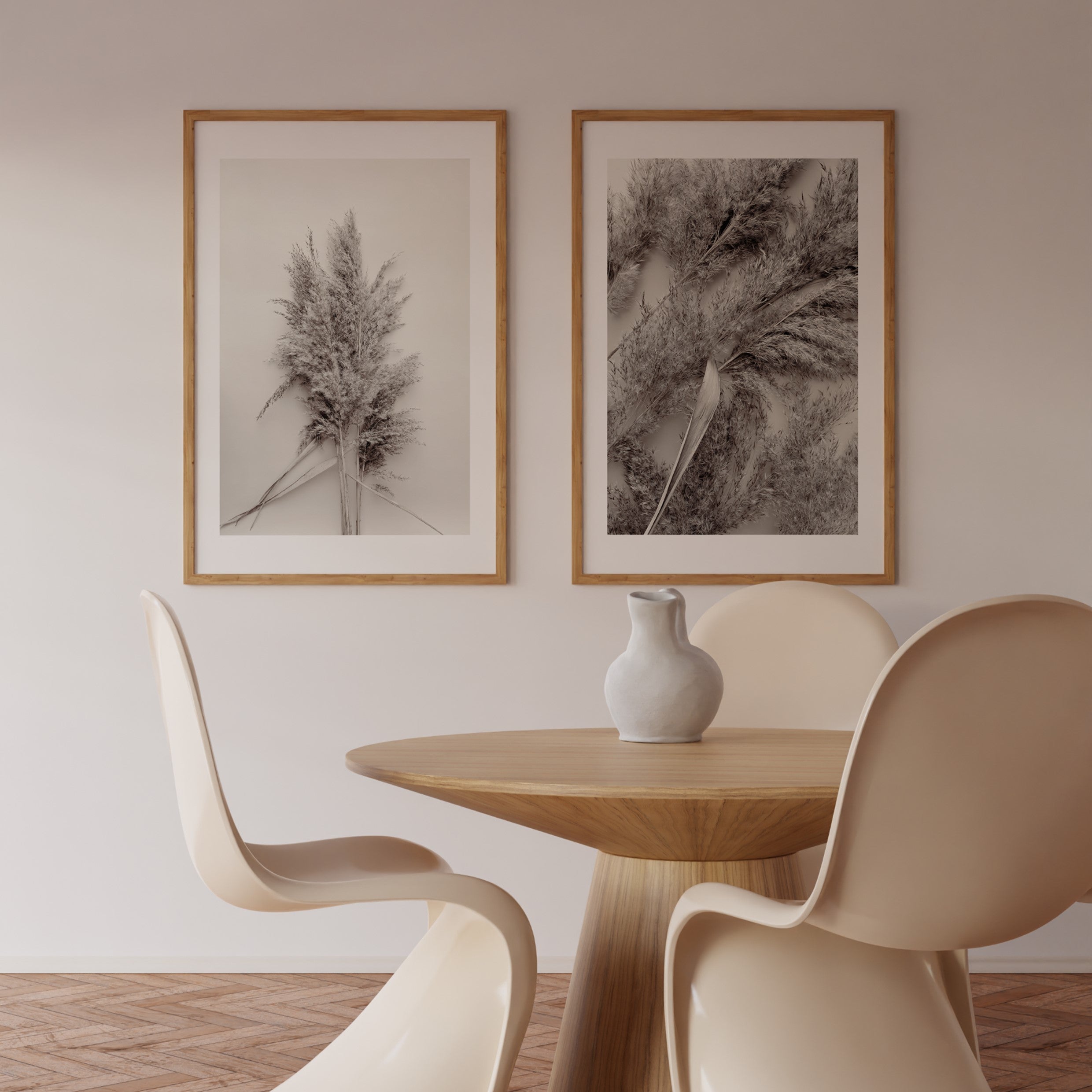 dry pampas wall art