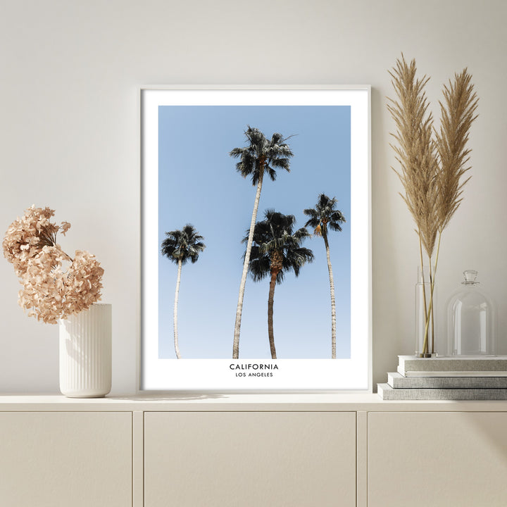 california palm tree wall art