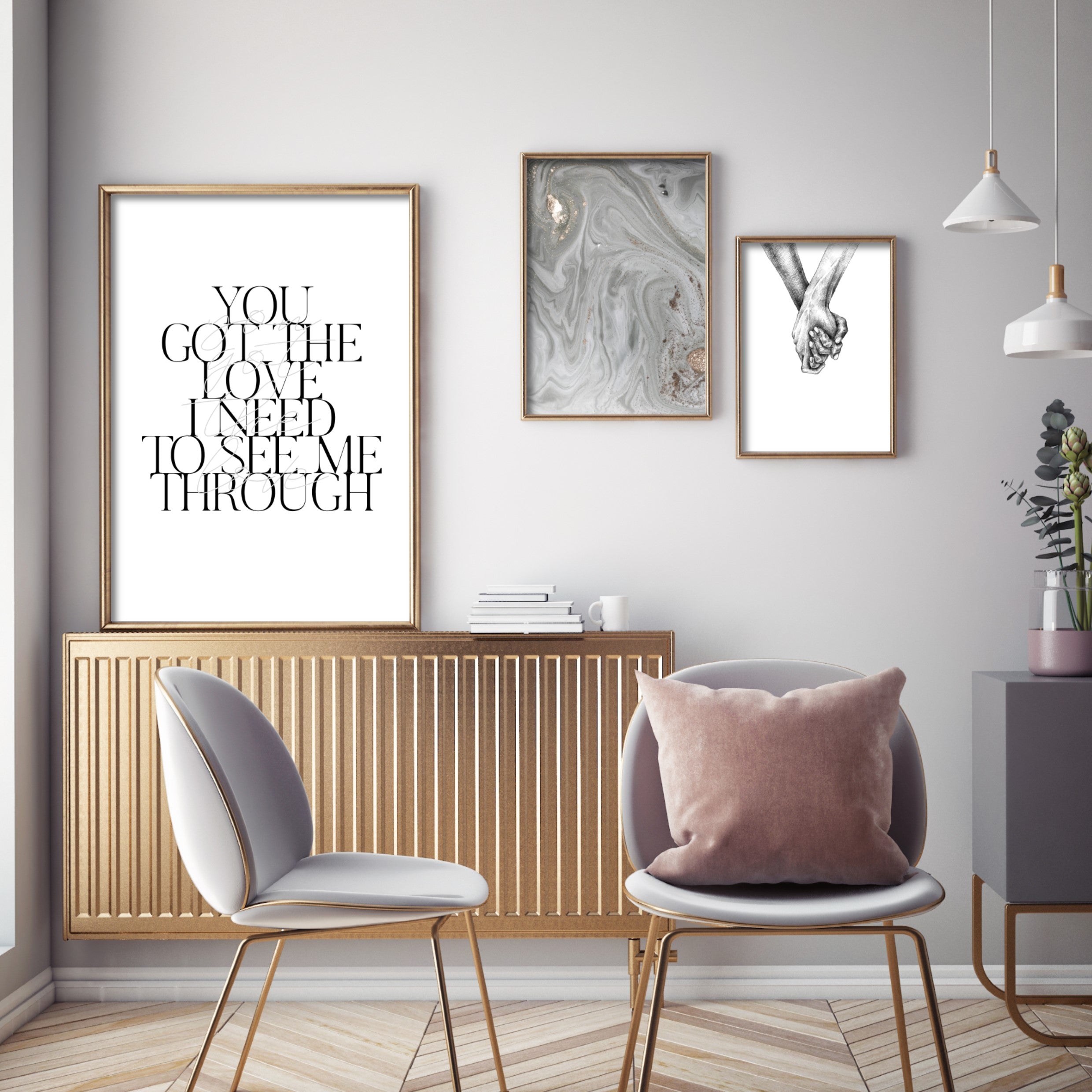 Print poster wall art you got the love