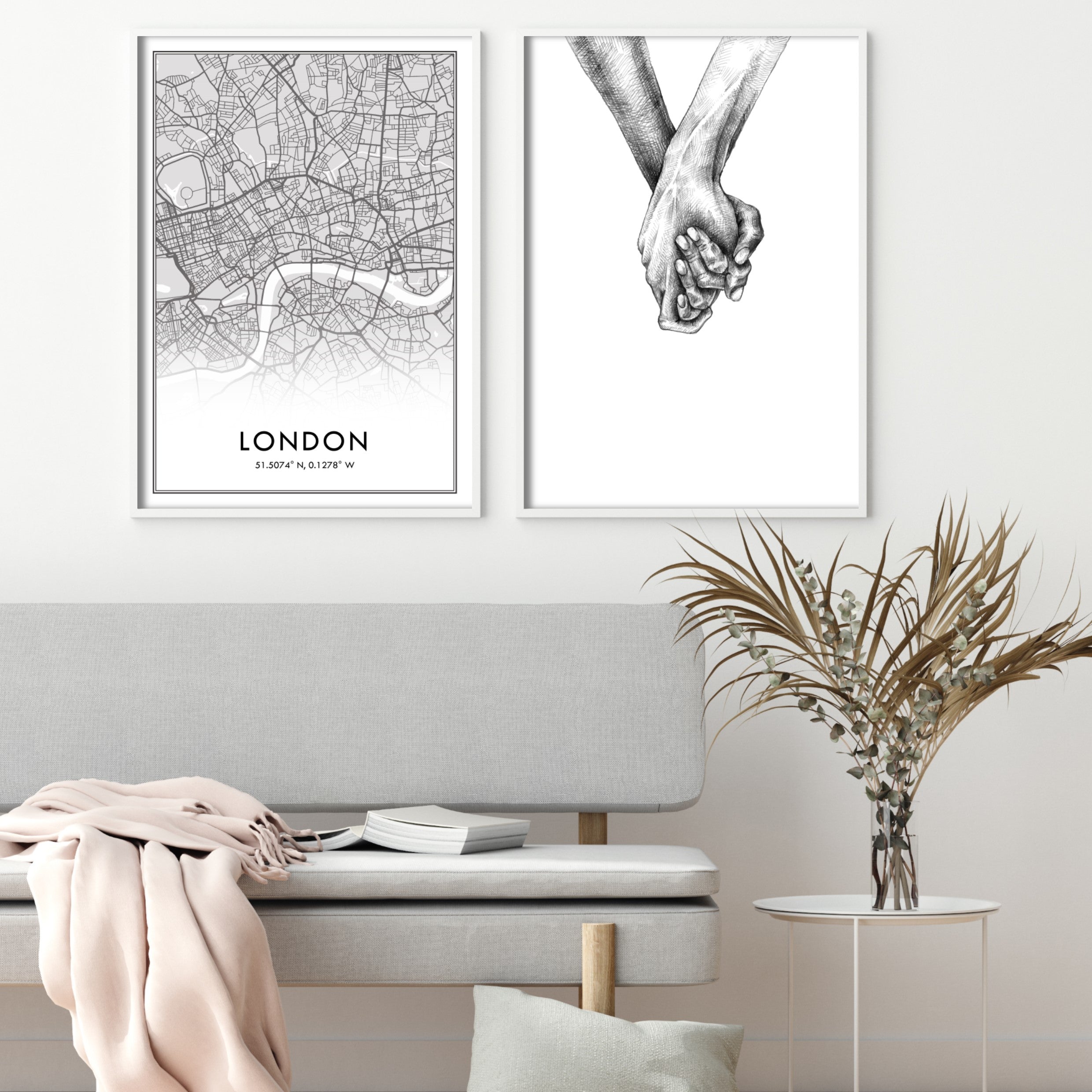 Print poster wall art london map