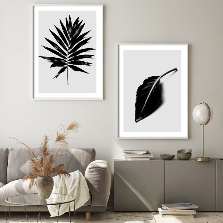 Print poster wall art the black leaf no 2