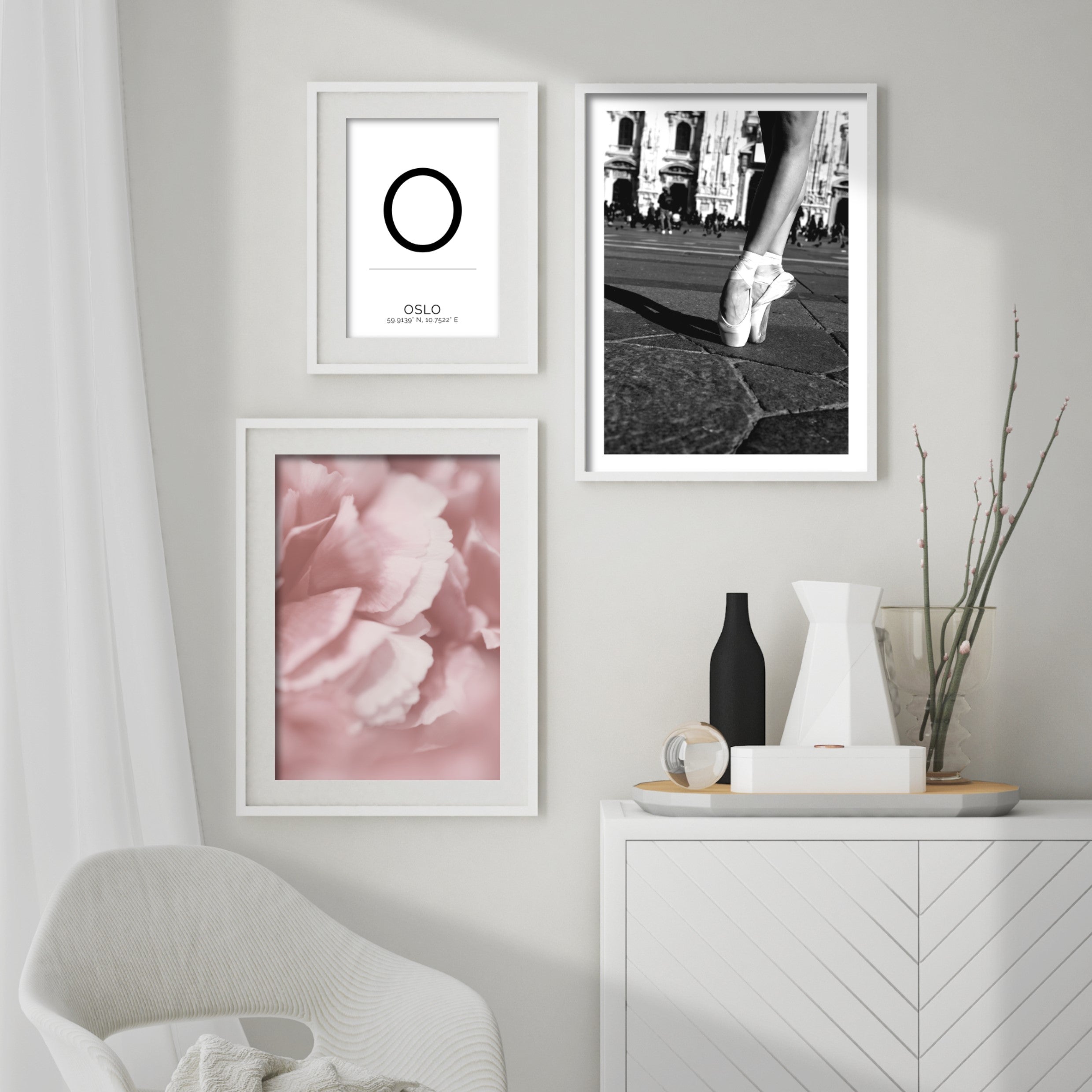 Print poster wall art oslo coordinates