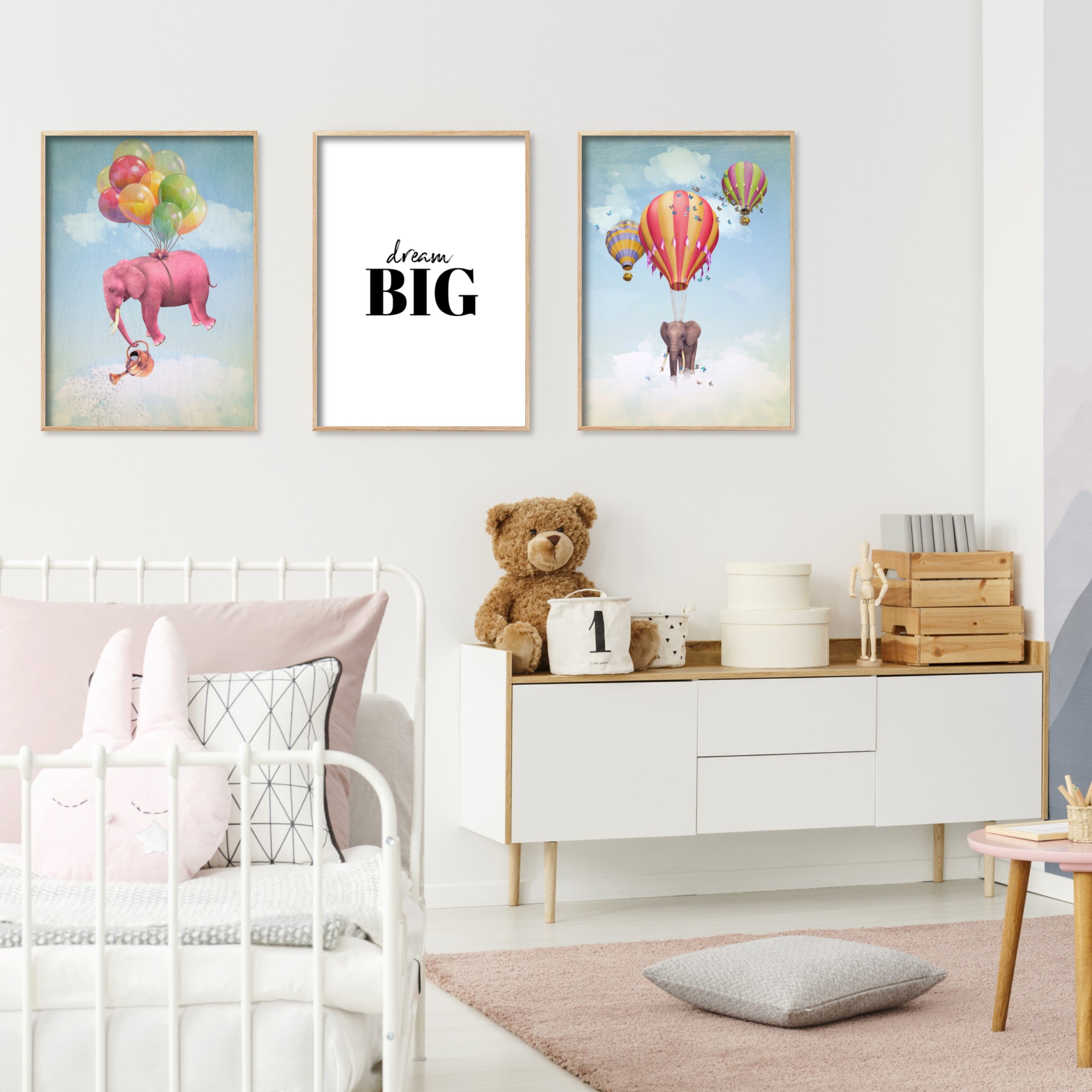 Print poster wall art elephant in the sky 1