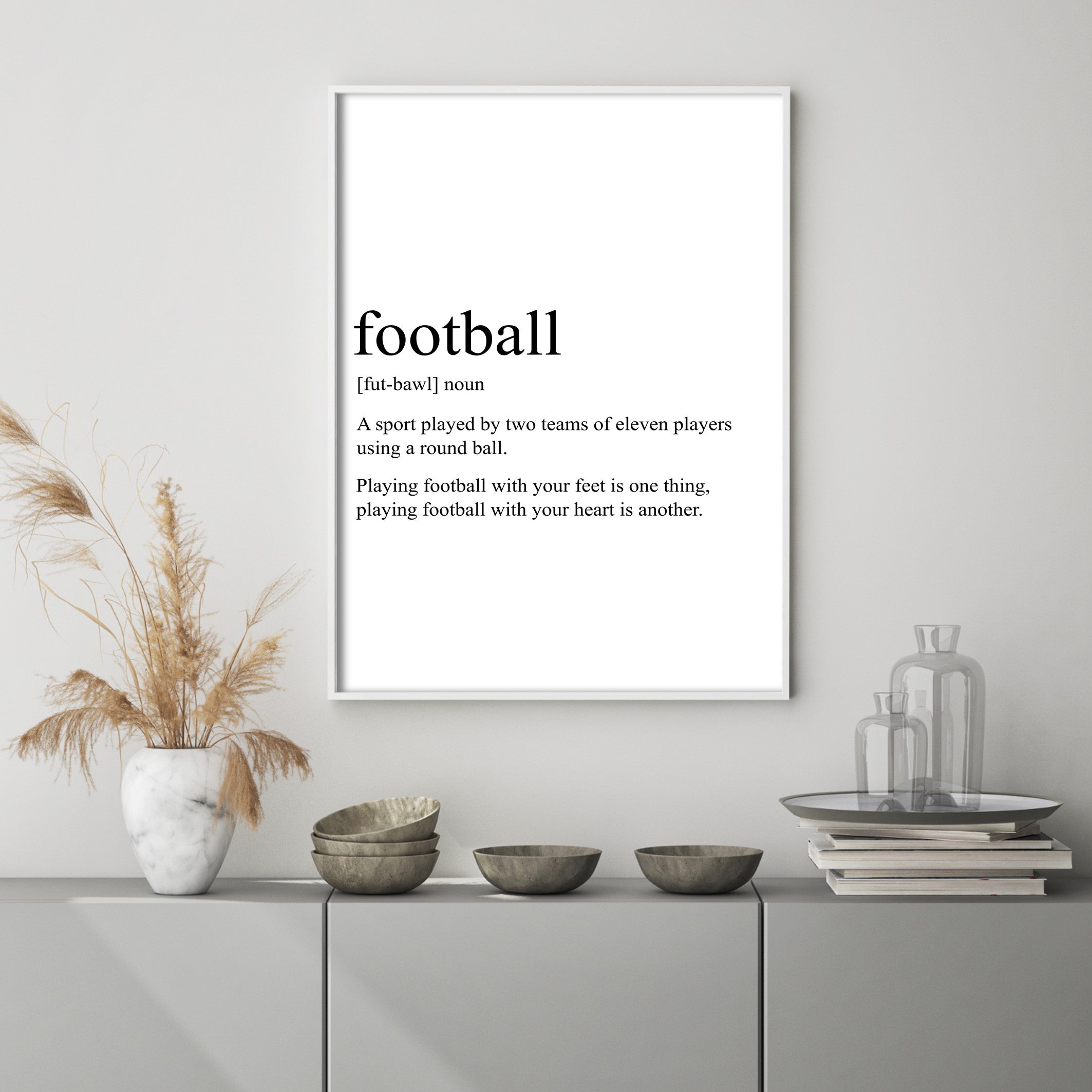 football wall art