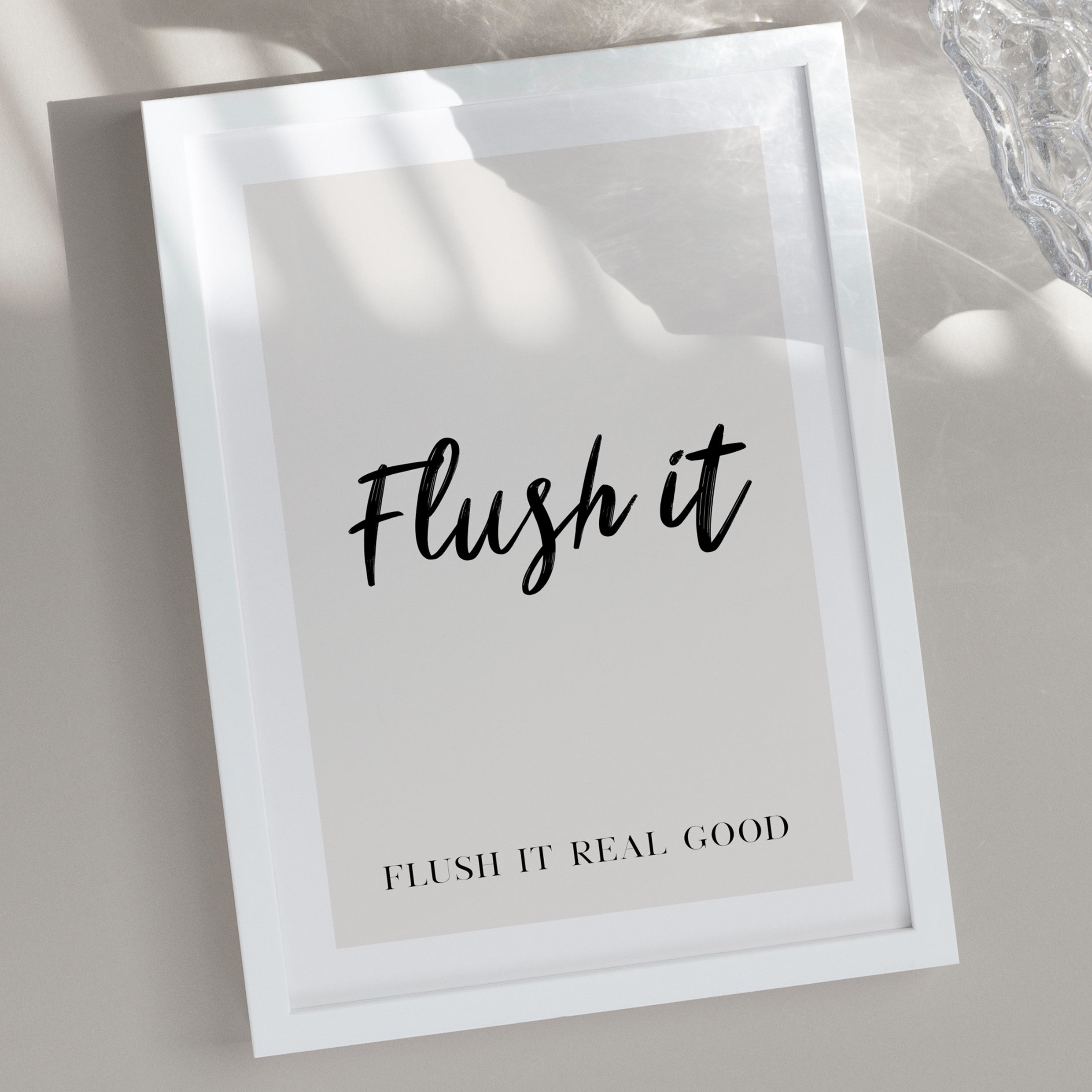 flush it print