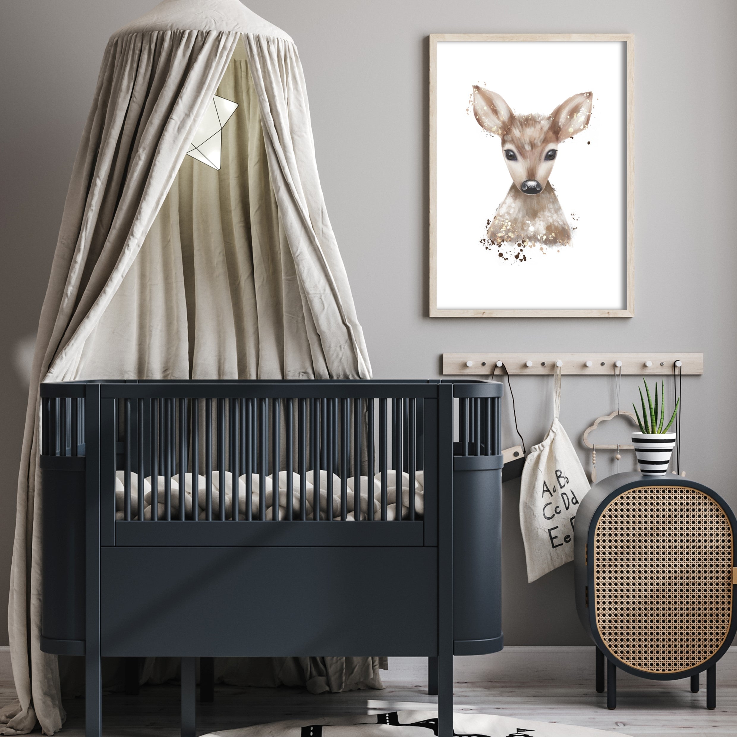 Little deer wall art poster   for kids