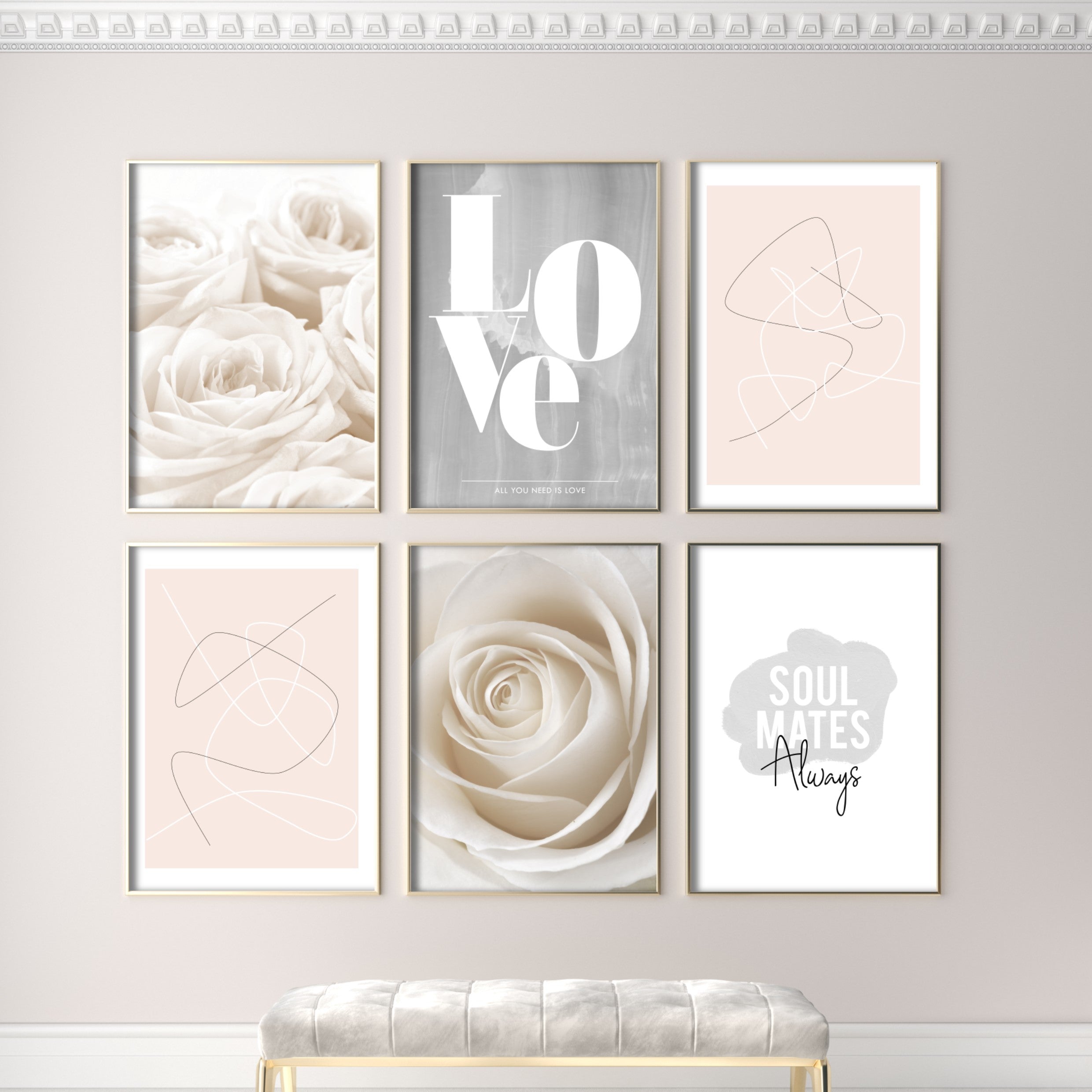 Print poster wall art soul mates