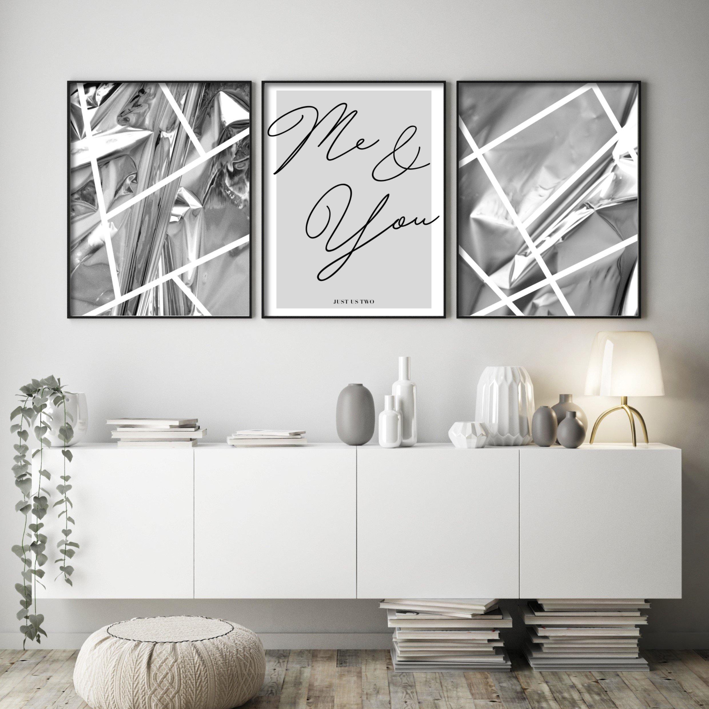 Print poster wall art abstract foil 2