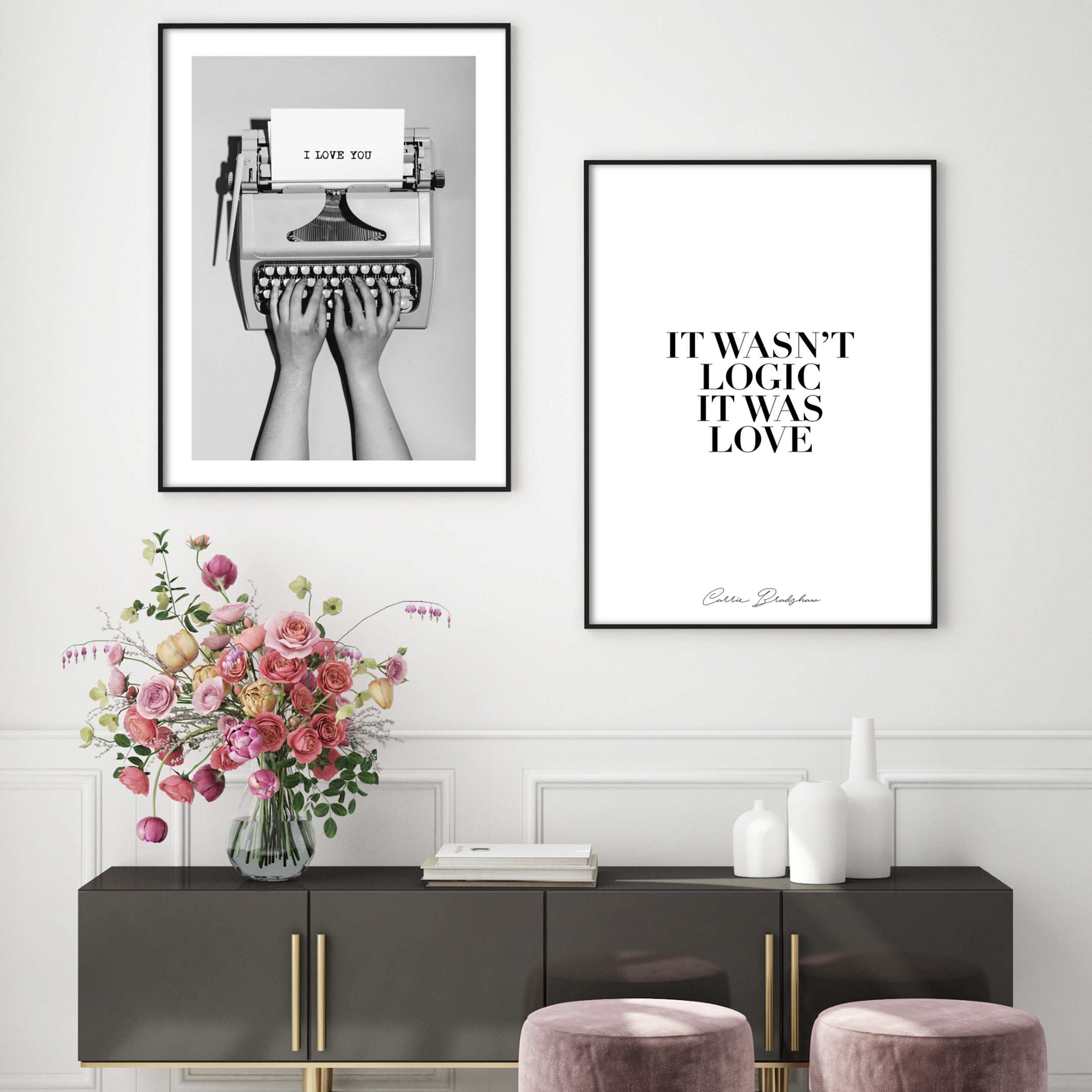 sex and the city carrie bradshaw print poster