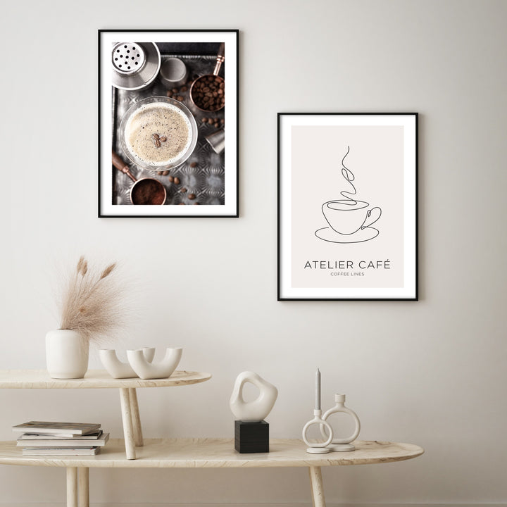 modern coffee wall prints