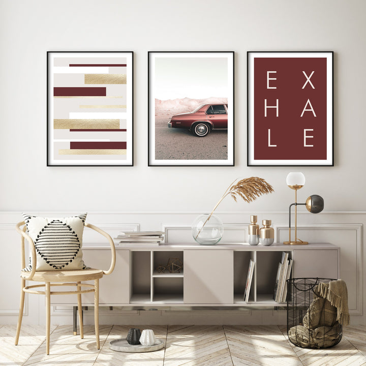 desert car print poster