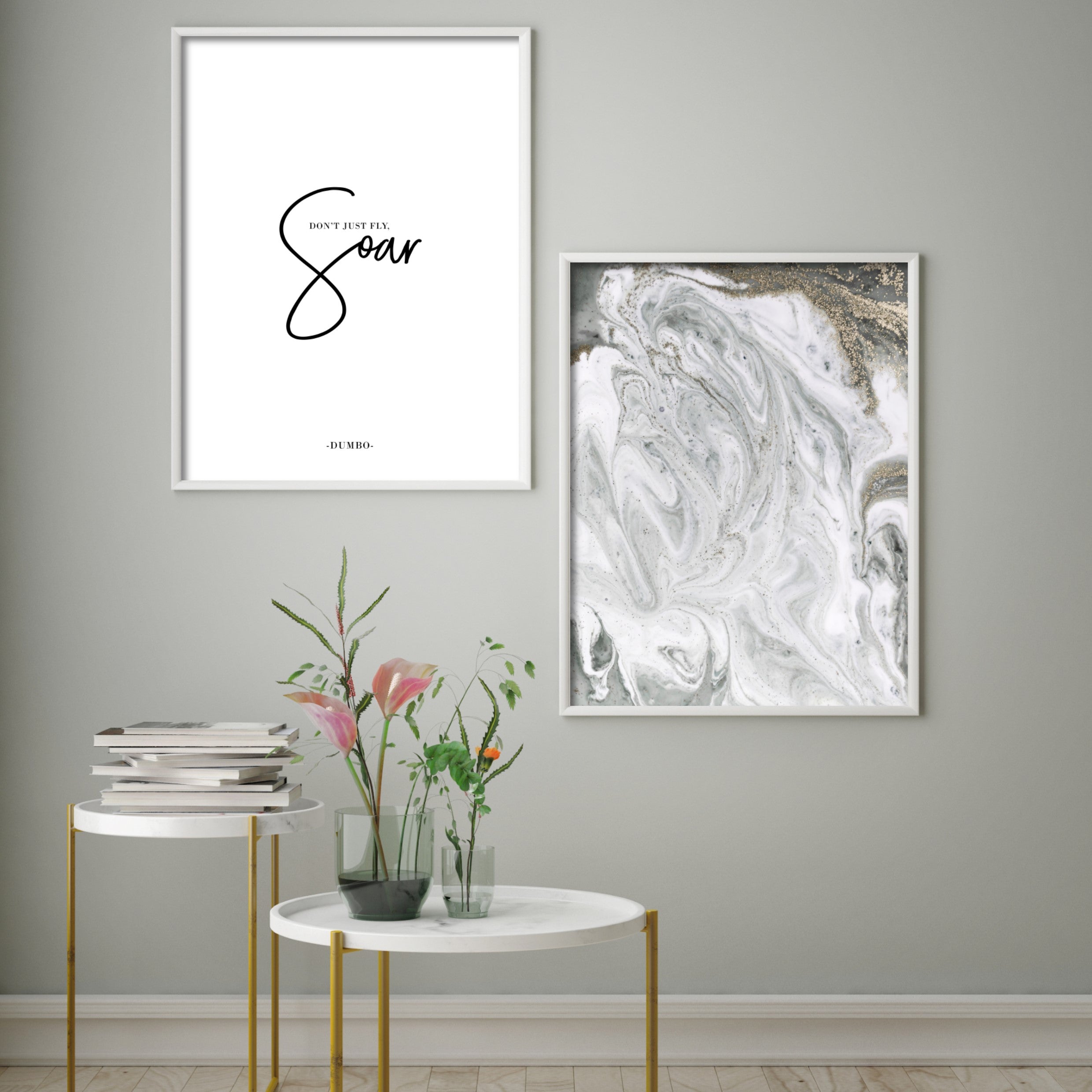 Print poster wall art dont just fly soar