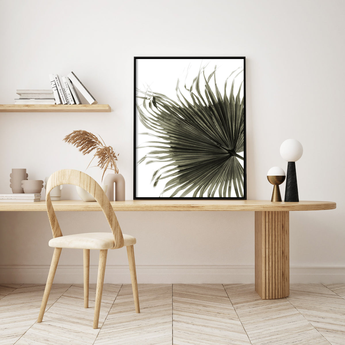 Wild Fan Palm Poster | Green Tropical Botanical Leaf Wall Art – Slay My ...