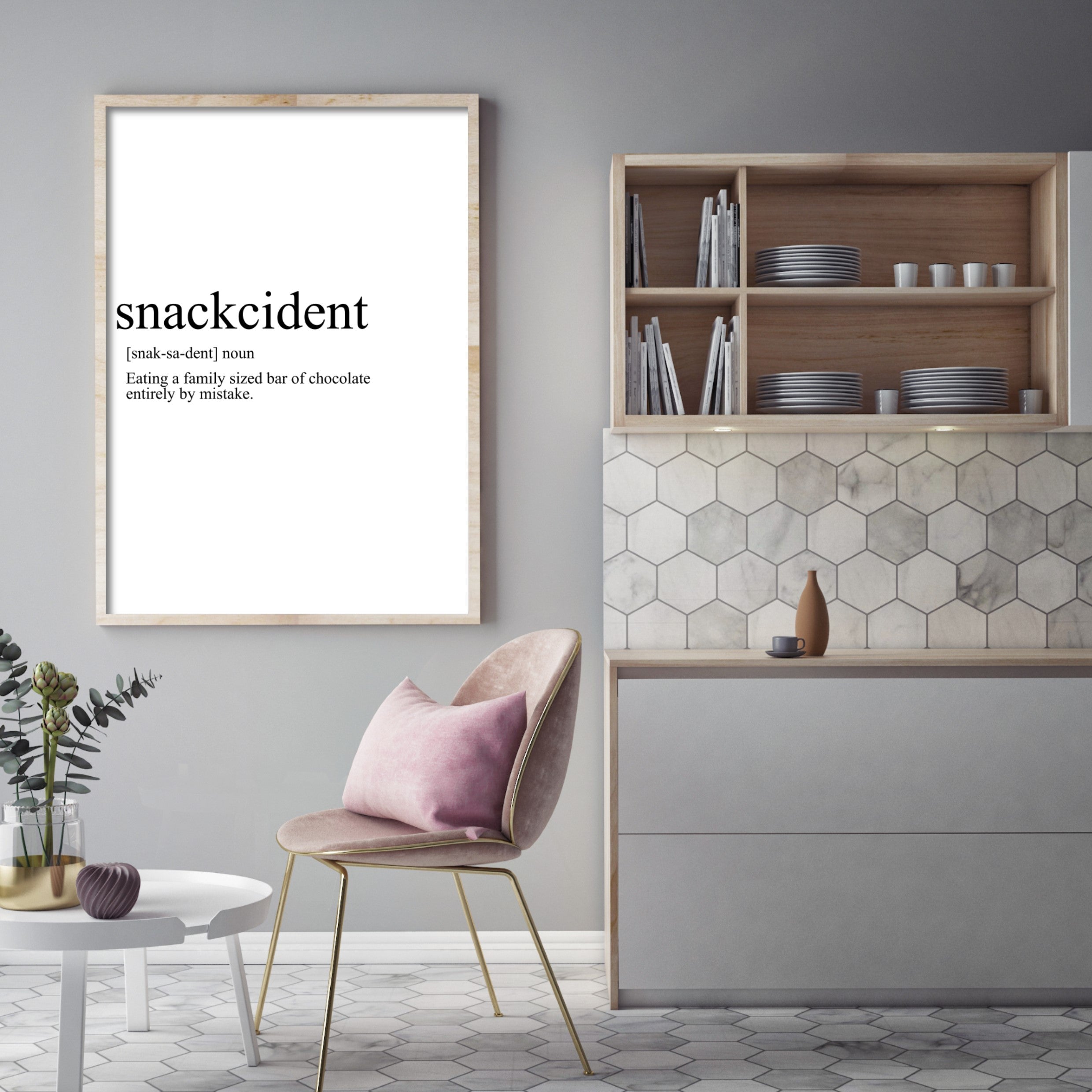 Print poster wall art snackcident