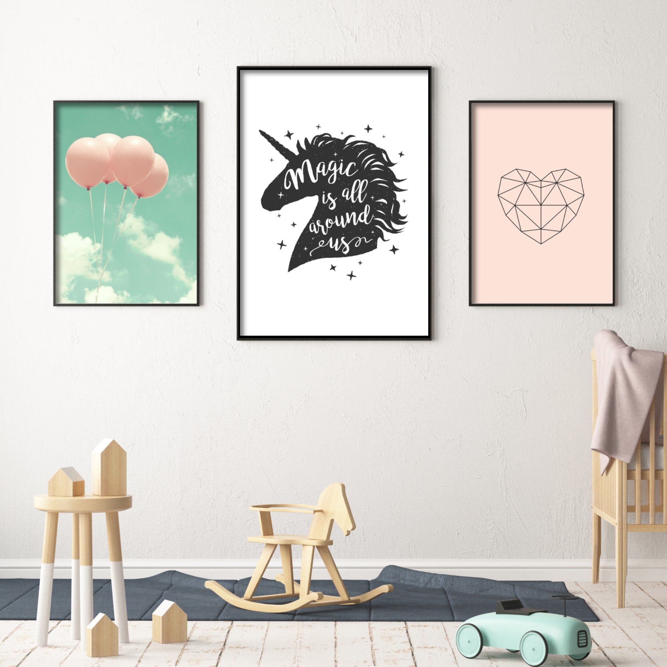 unicorn inspired wall art