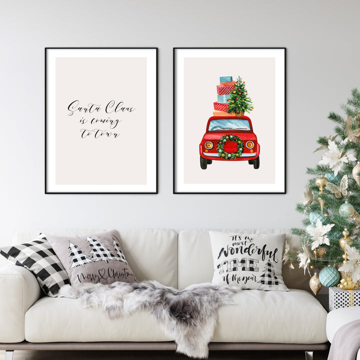 christmas ornament wall art