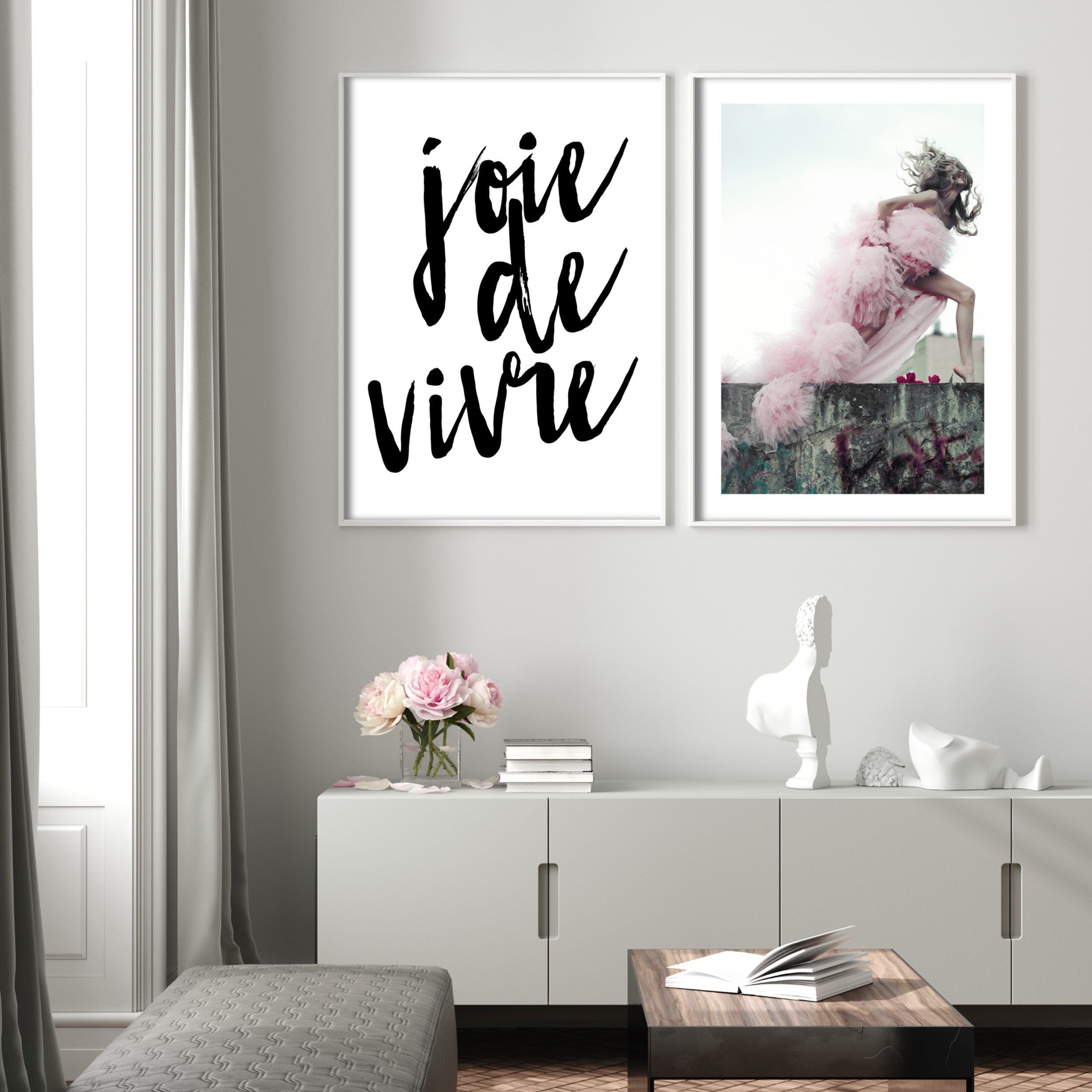 joie de vivre wall poster