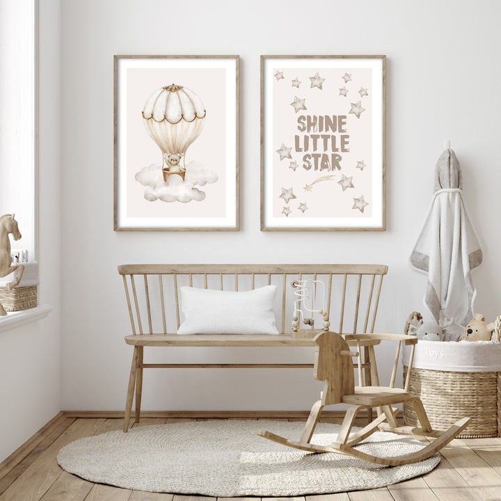 neutral nursery wall art