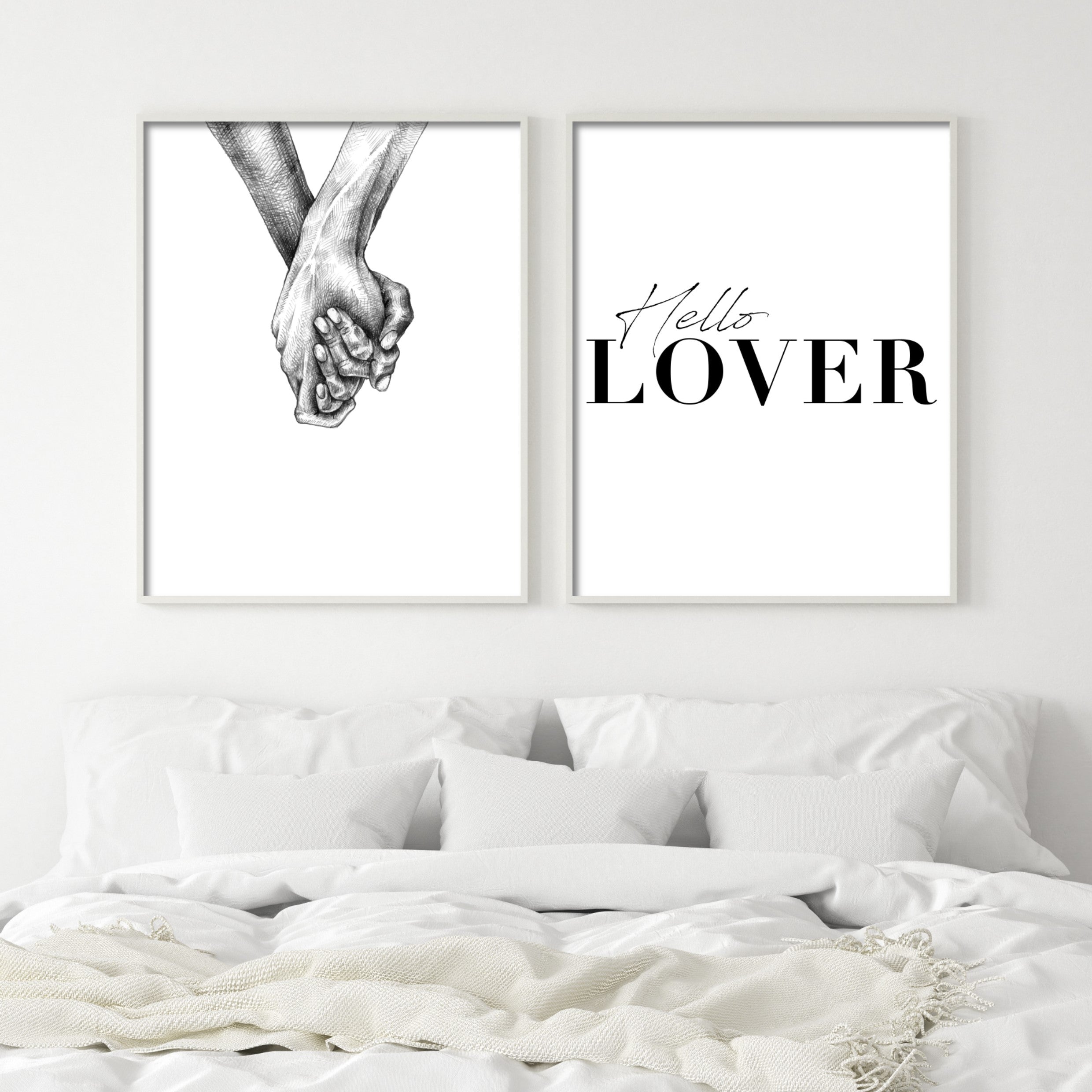 Print poster wall art hello lover