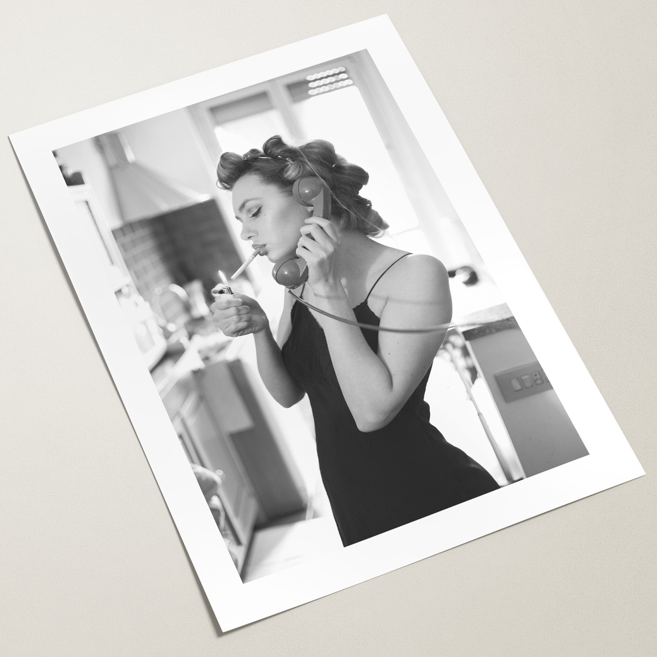 telephone call wall print