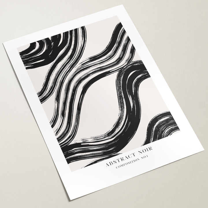 abstract noir wall art