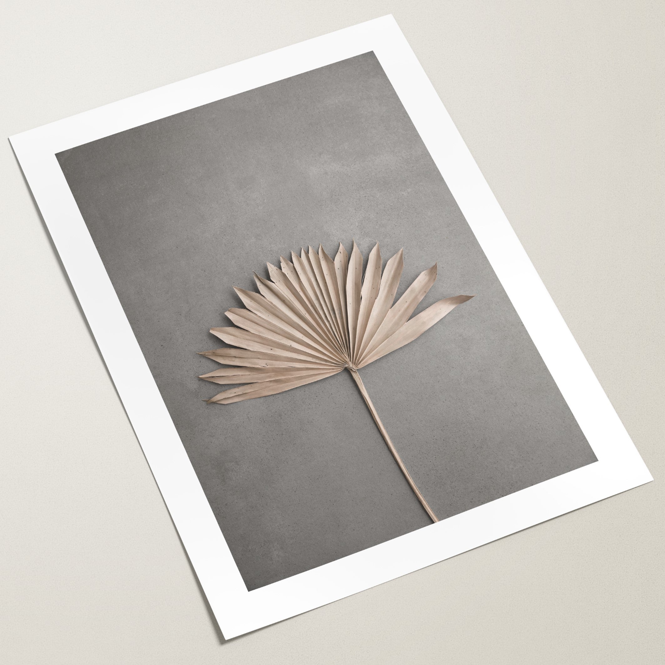 fan on grey wall art