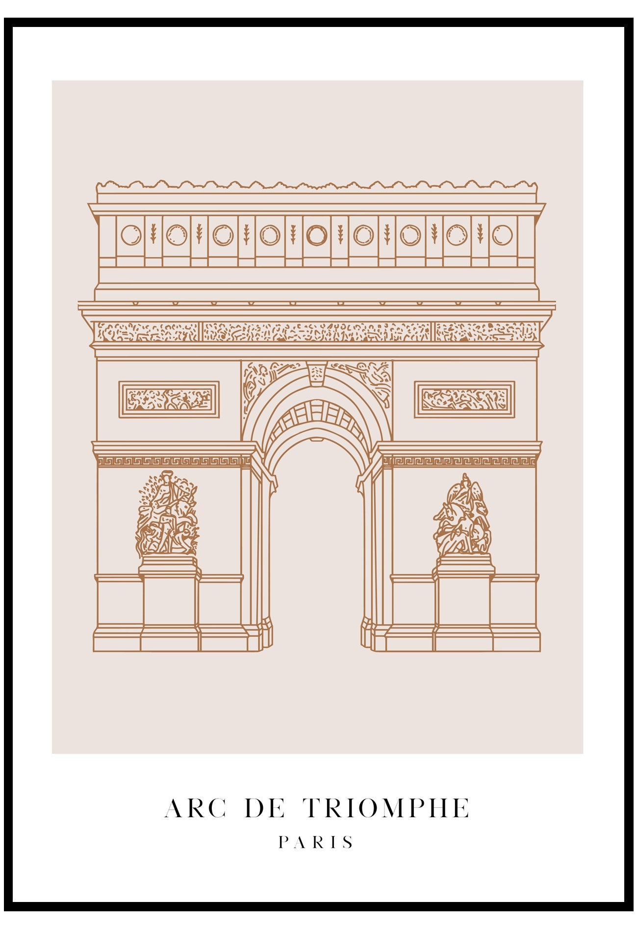 arc de triomphe wall art