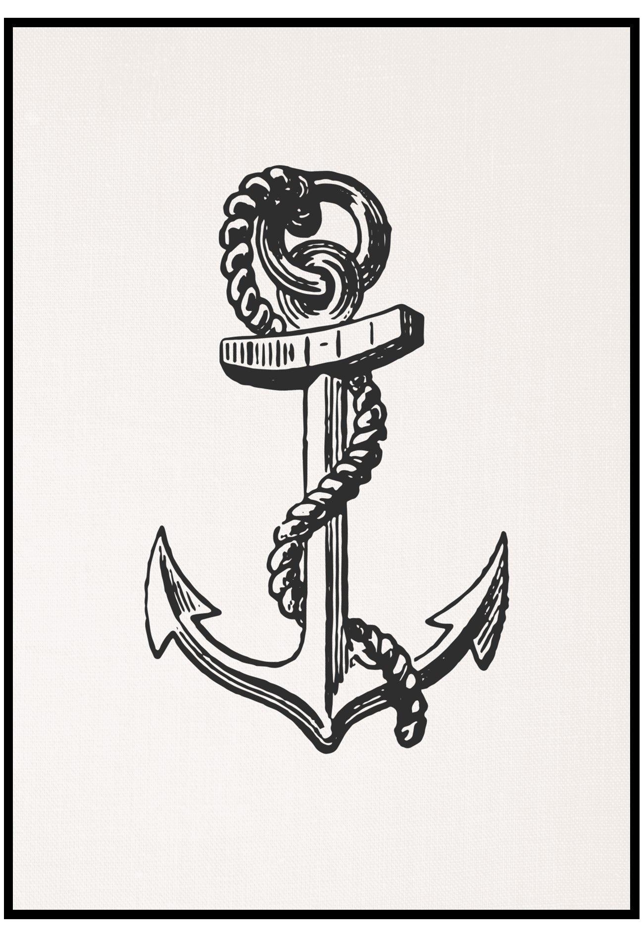 Anchor Illustration Wall Art