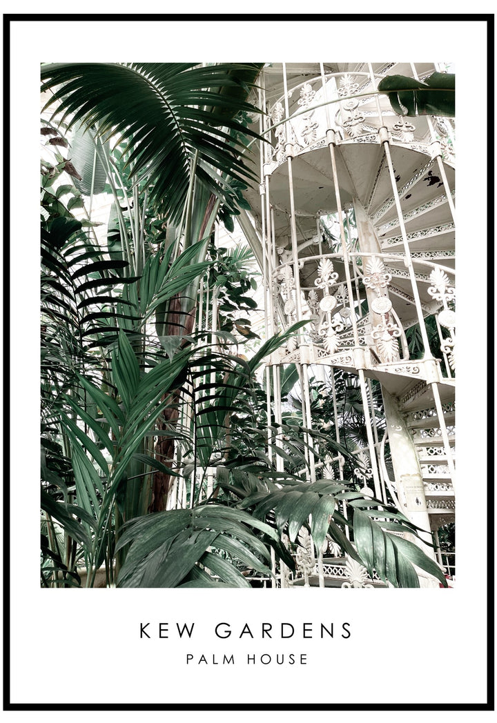 kew gardens palm house wall art