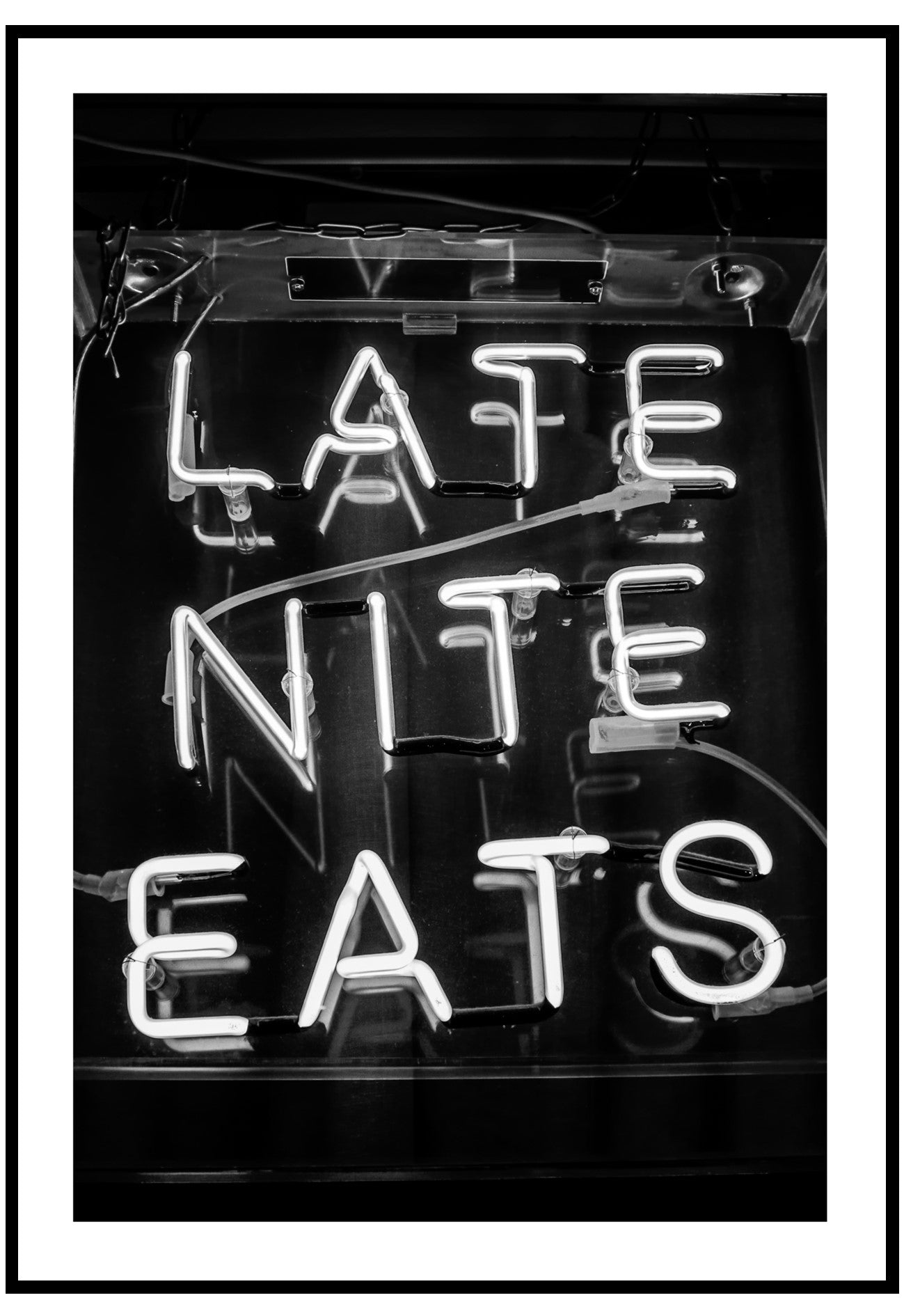 late nite eats wall art