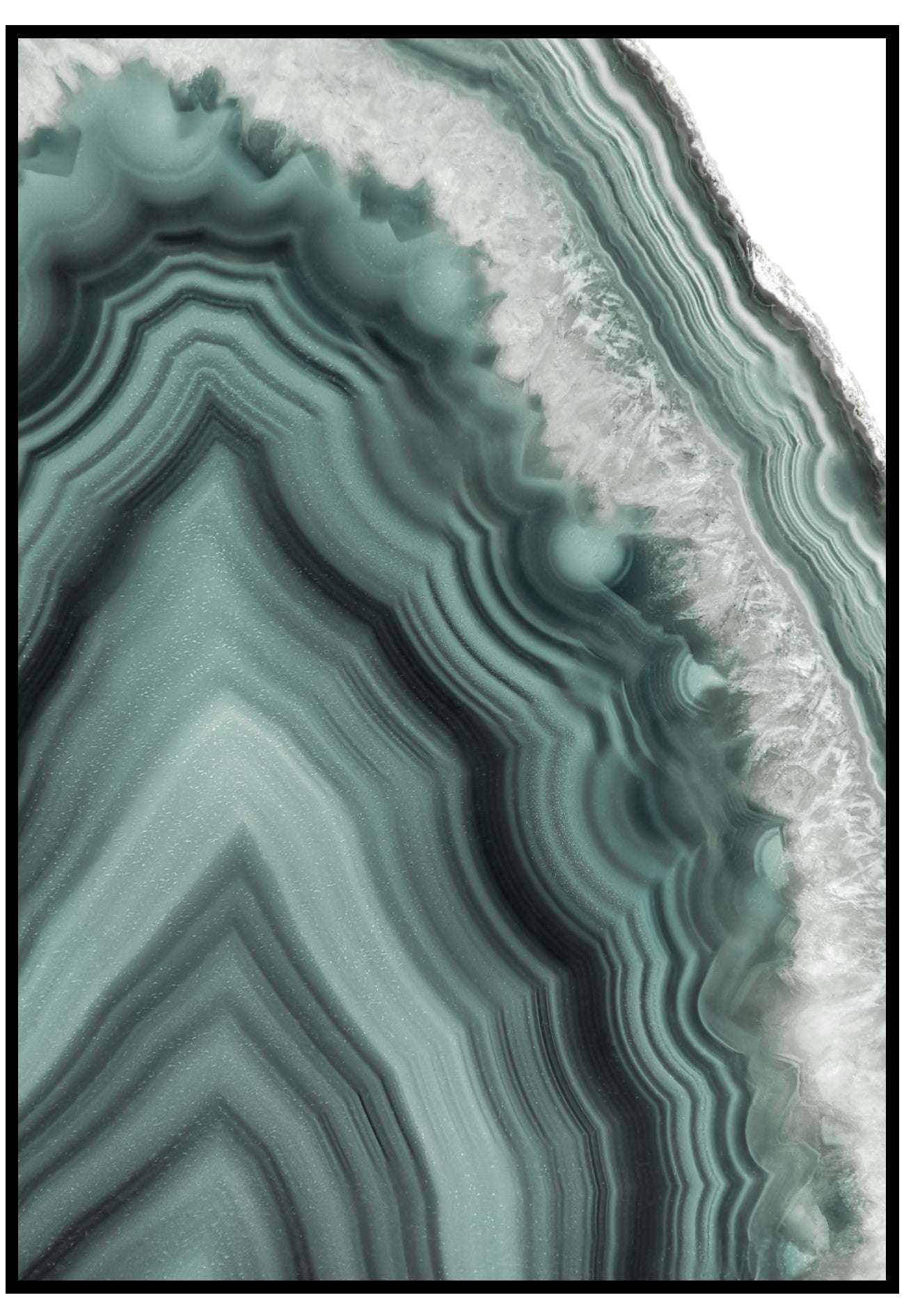 green agate wall art