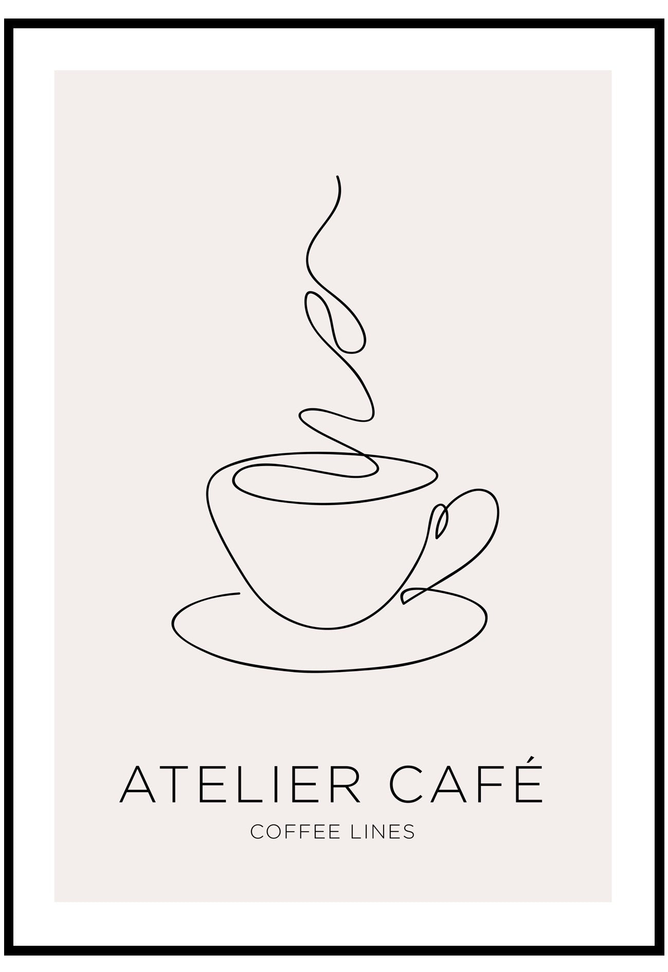 atelier cafe wall art