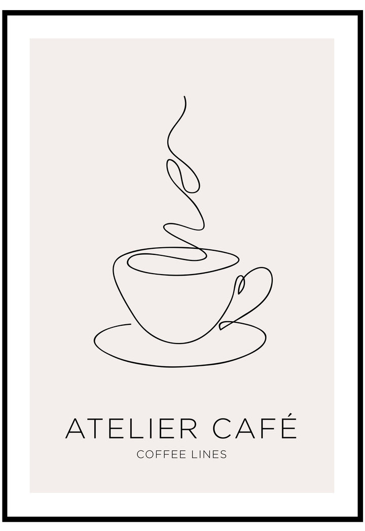 atelier cafe wall art