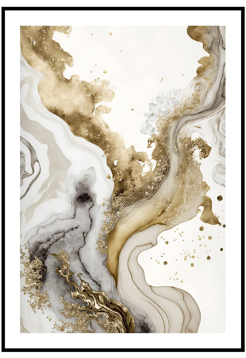 Ink Luxe No.1 Poster | Wall Neutral – Print Art Slay Luxury My