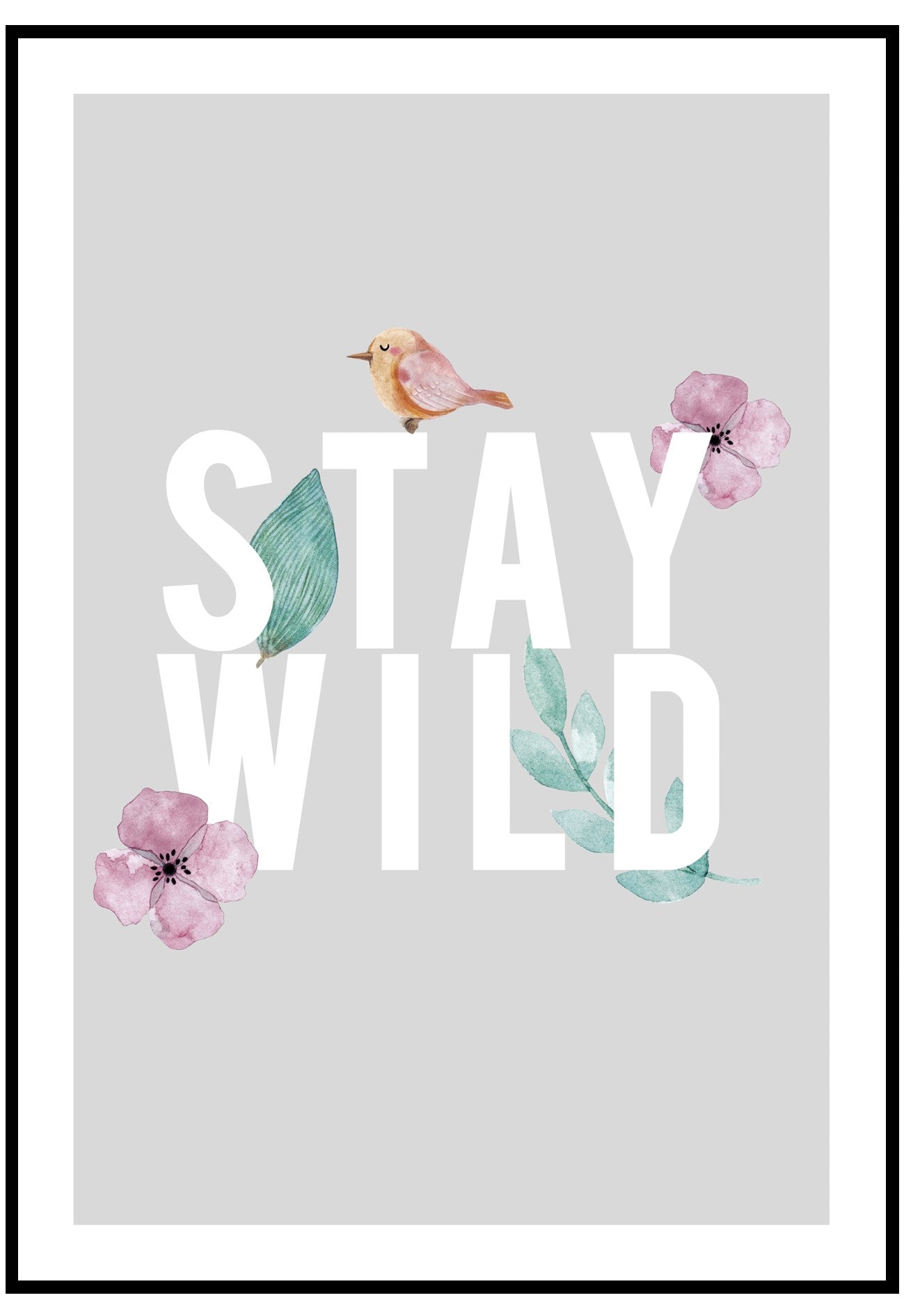 stay wild kids wall art