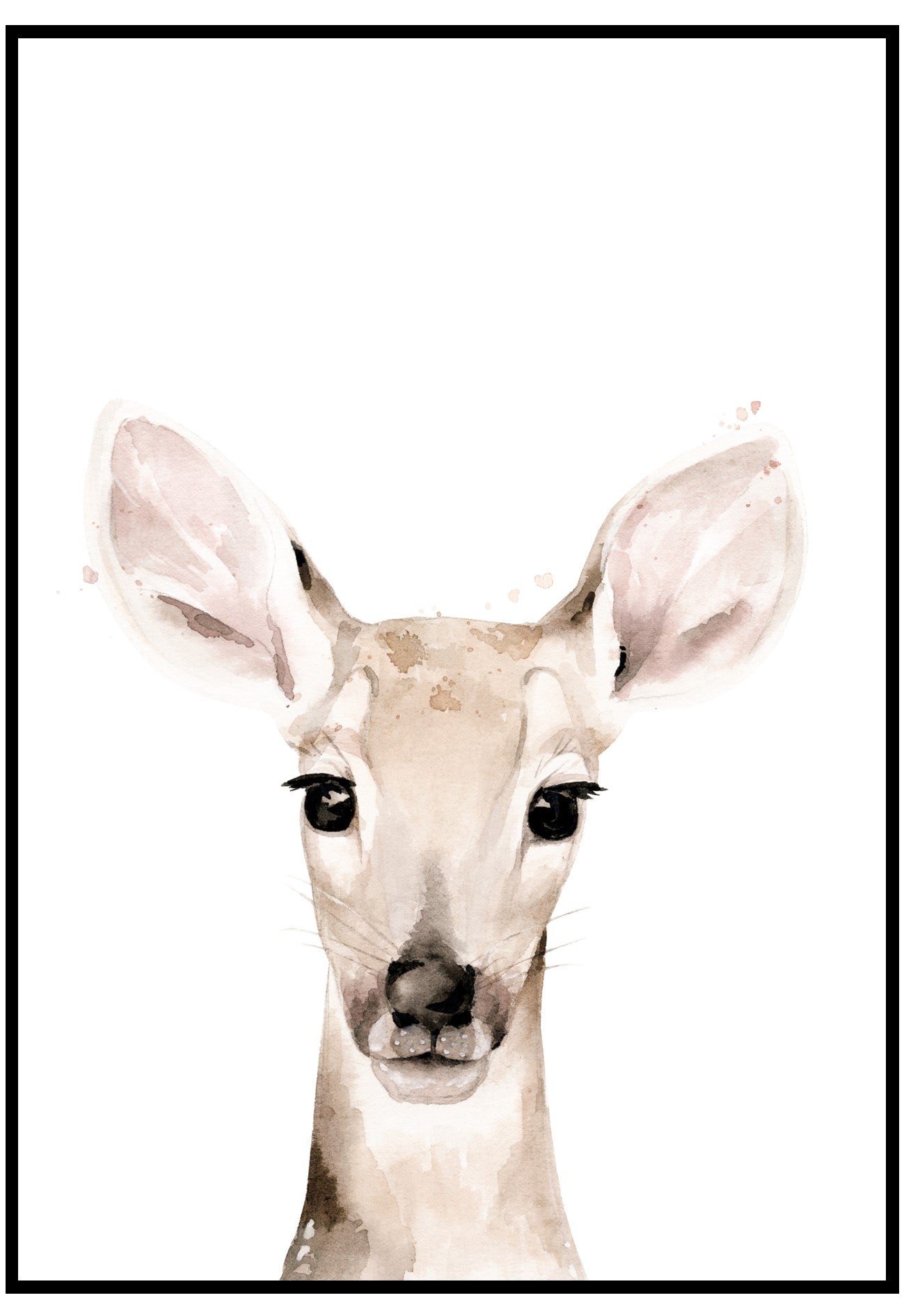 baby deer wall art