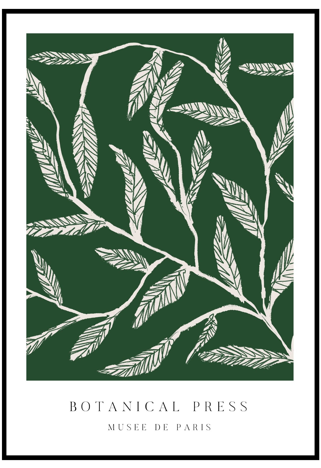 botanical press wall art