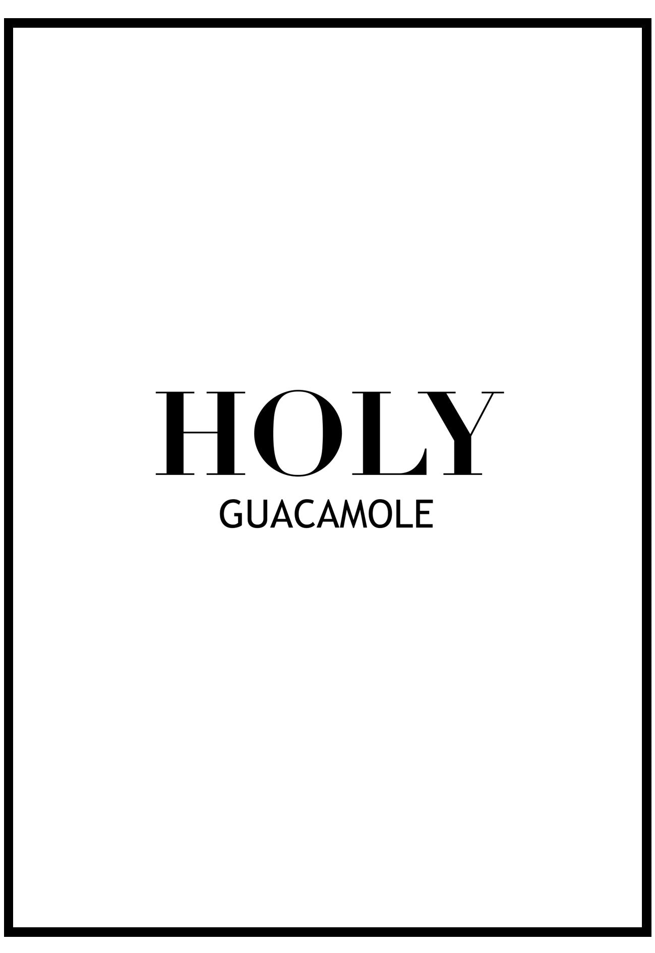 Holy Guacamole Wall Art