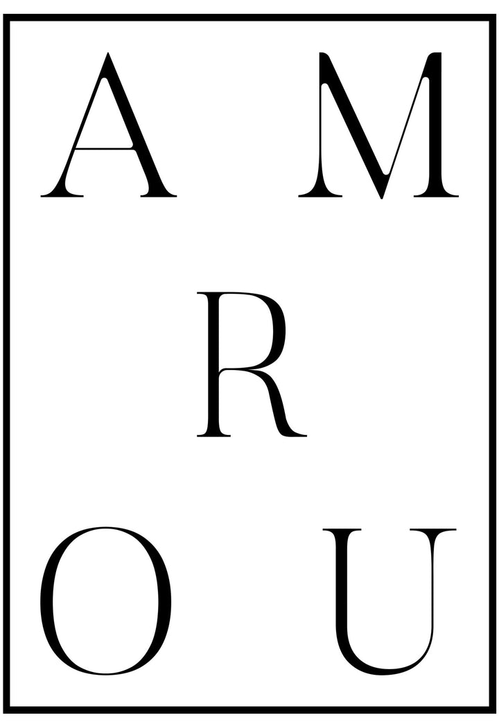 Amour Letters Wall Art