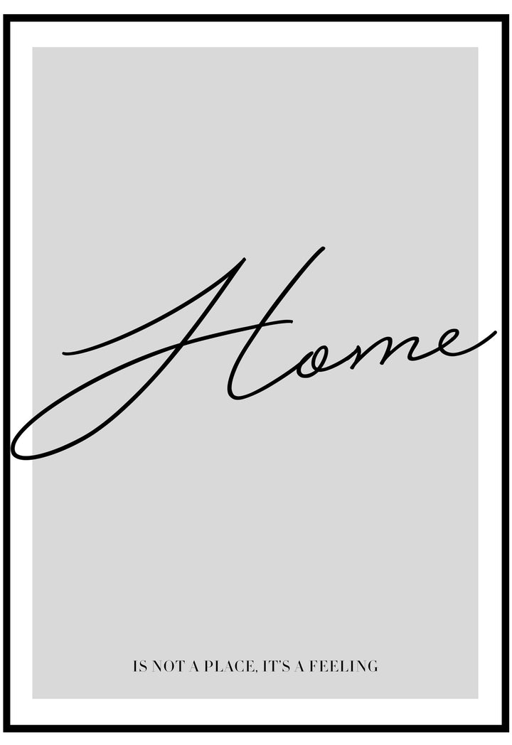 Home Is A Feeling Wall Art