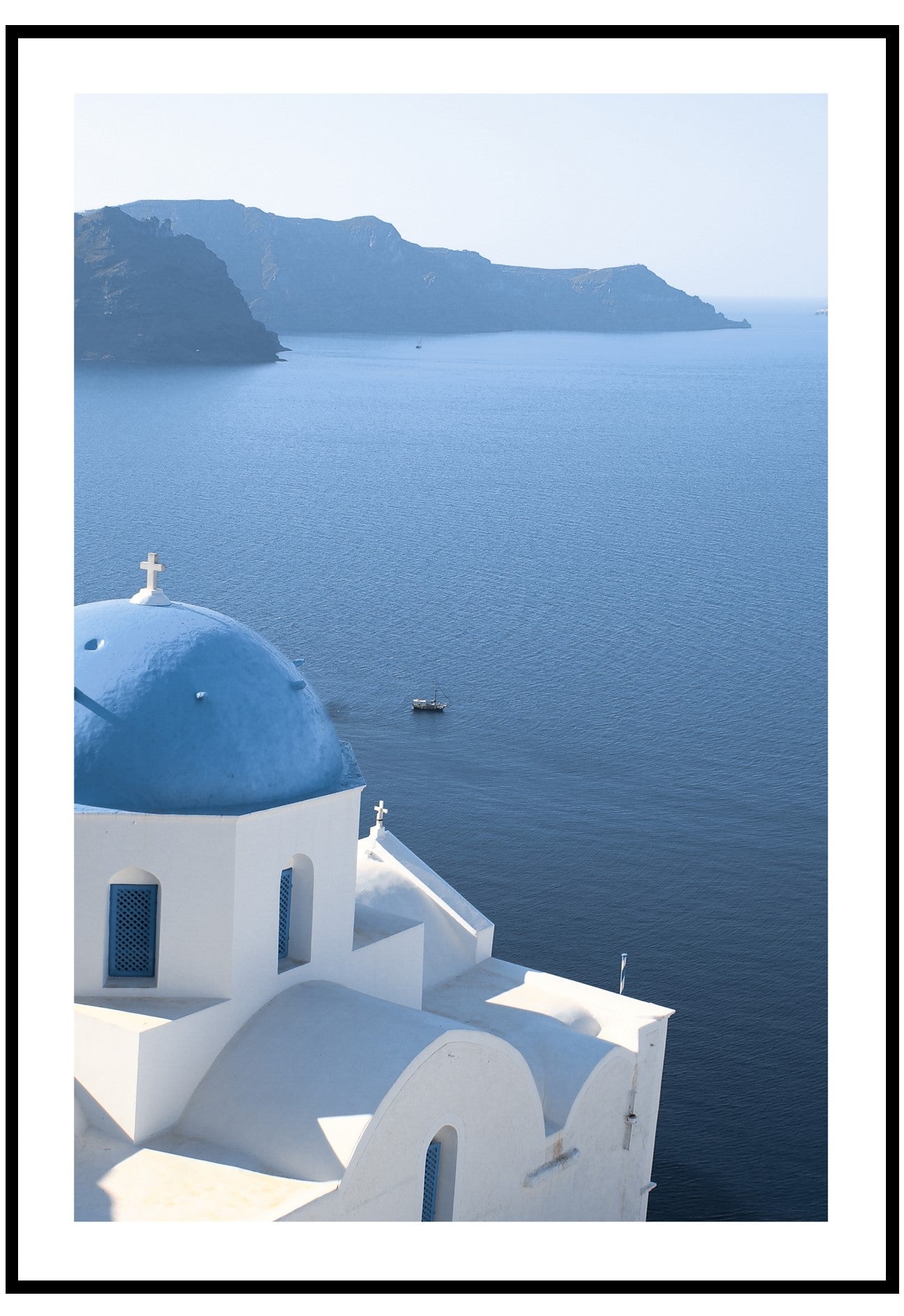 Santorini View Wall Art