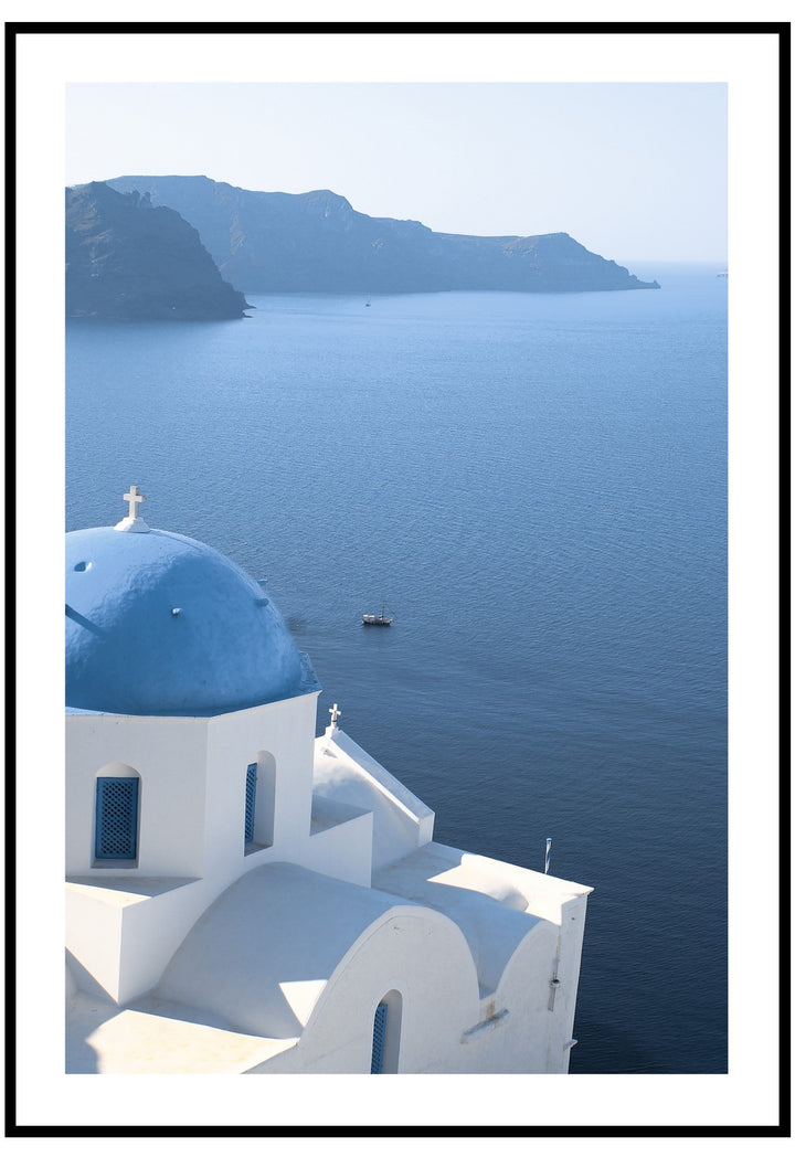 Santorini View Wall Art